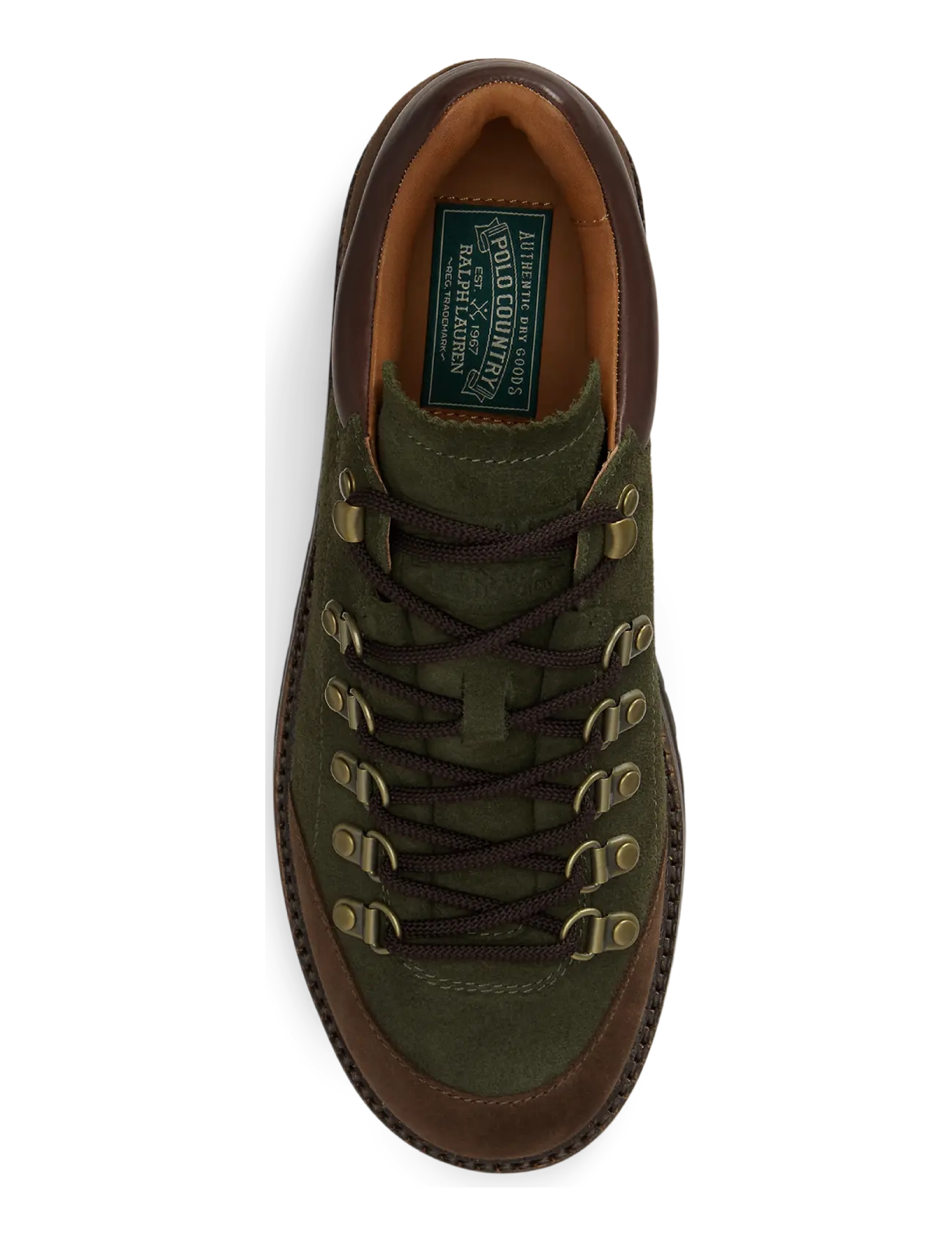 Polo Ralph Lauren - Alpine Low Suede Trail Shoe - wanderschuhe - dark brown/estate - 2