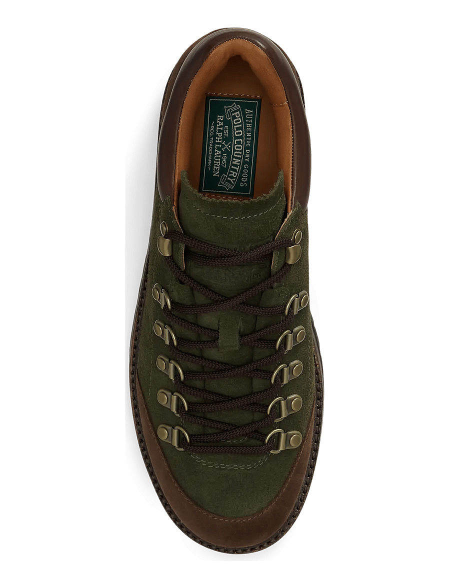 Polo Ralph Lauren - Alpine Low Suede Trail Shoe - wanderschuhe - dark brown/estate - 2