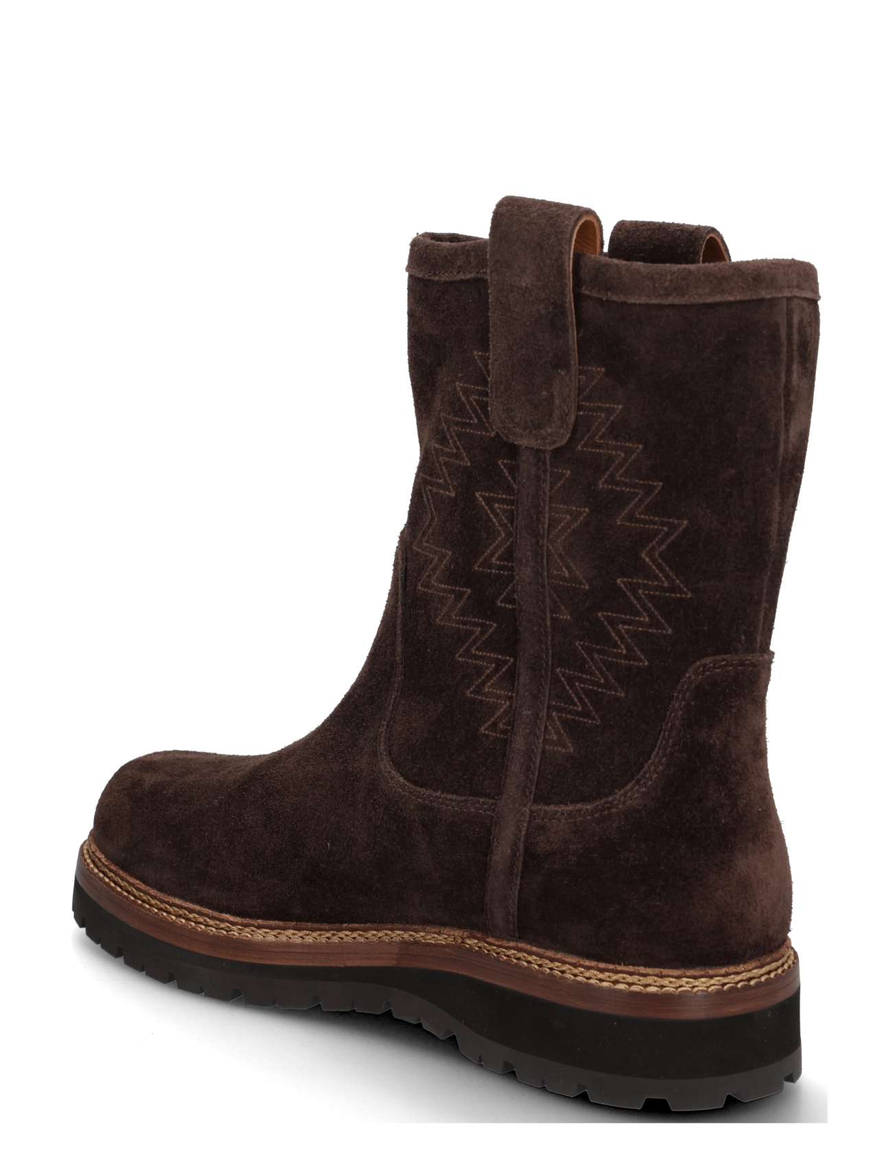 Polo Ralph Lauren - Alpine Suede Pull-On Boot - boots - dark chocolate - 1