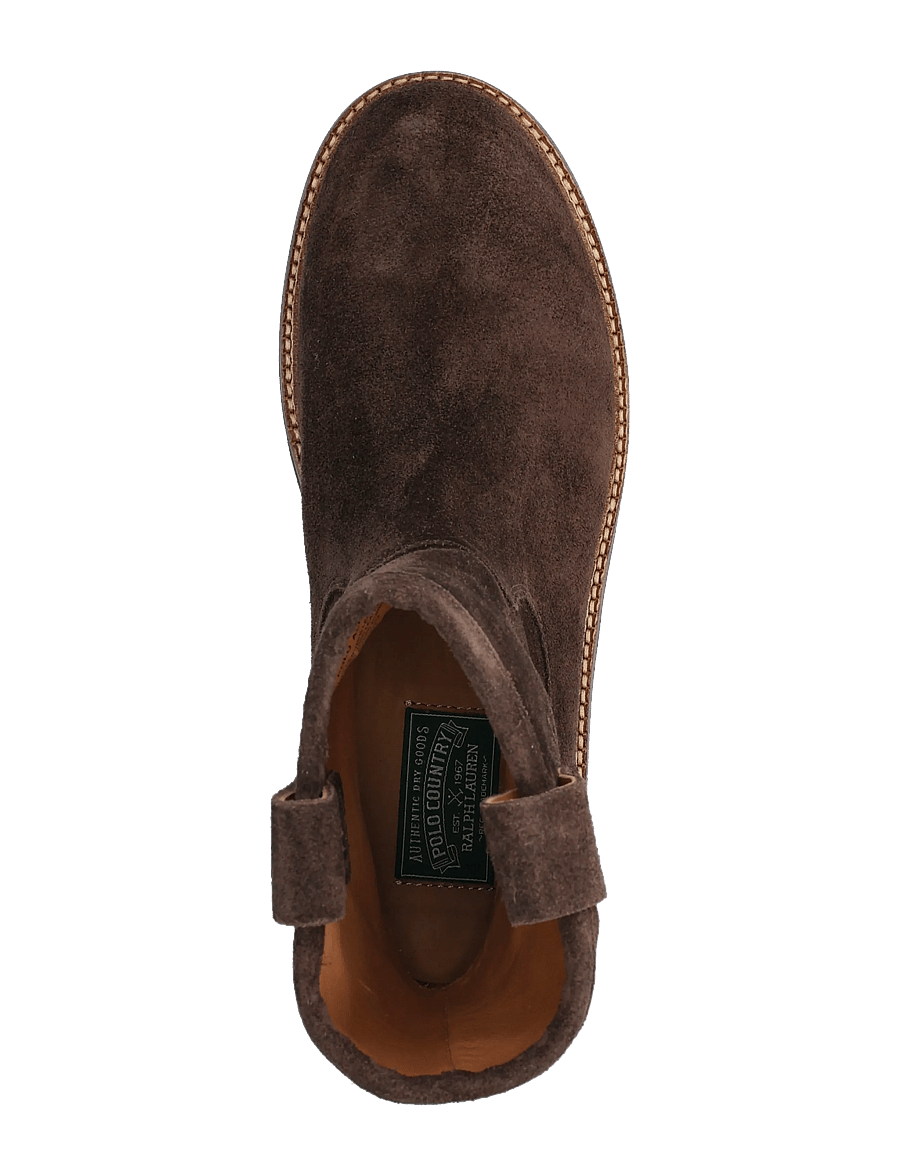 Polo Ralph Lauren - Alpine Suede Pull-On Boot - boots - dark chocolate - 3