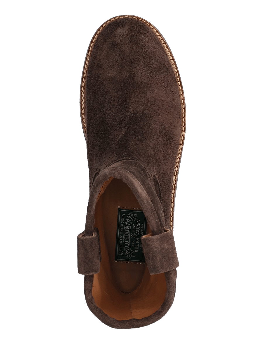 Polo Ralph Lauren - Alpine Suede Pull-On Boot - boots - dark chocolate - 3