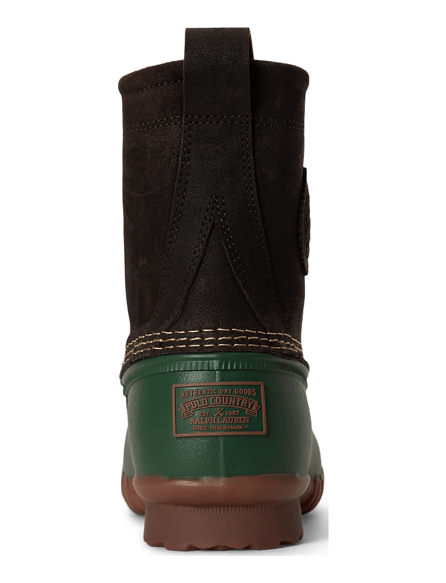 Polo Ralph Lauren - Harvey Suede Duck Boot - boots - dark brown/basic - 1