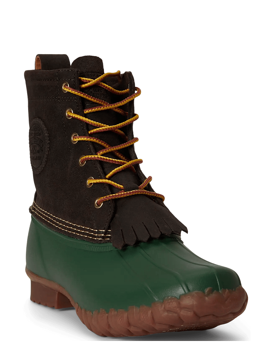 Polo Ralph Lauren - Harvey Suede Duck Boot - boots - dark brown/basic - 2