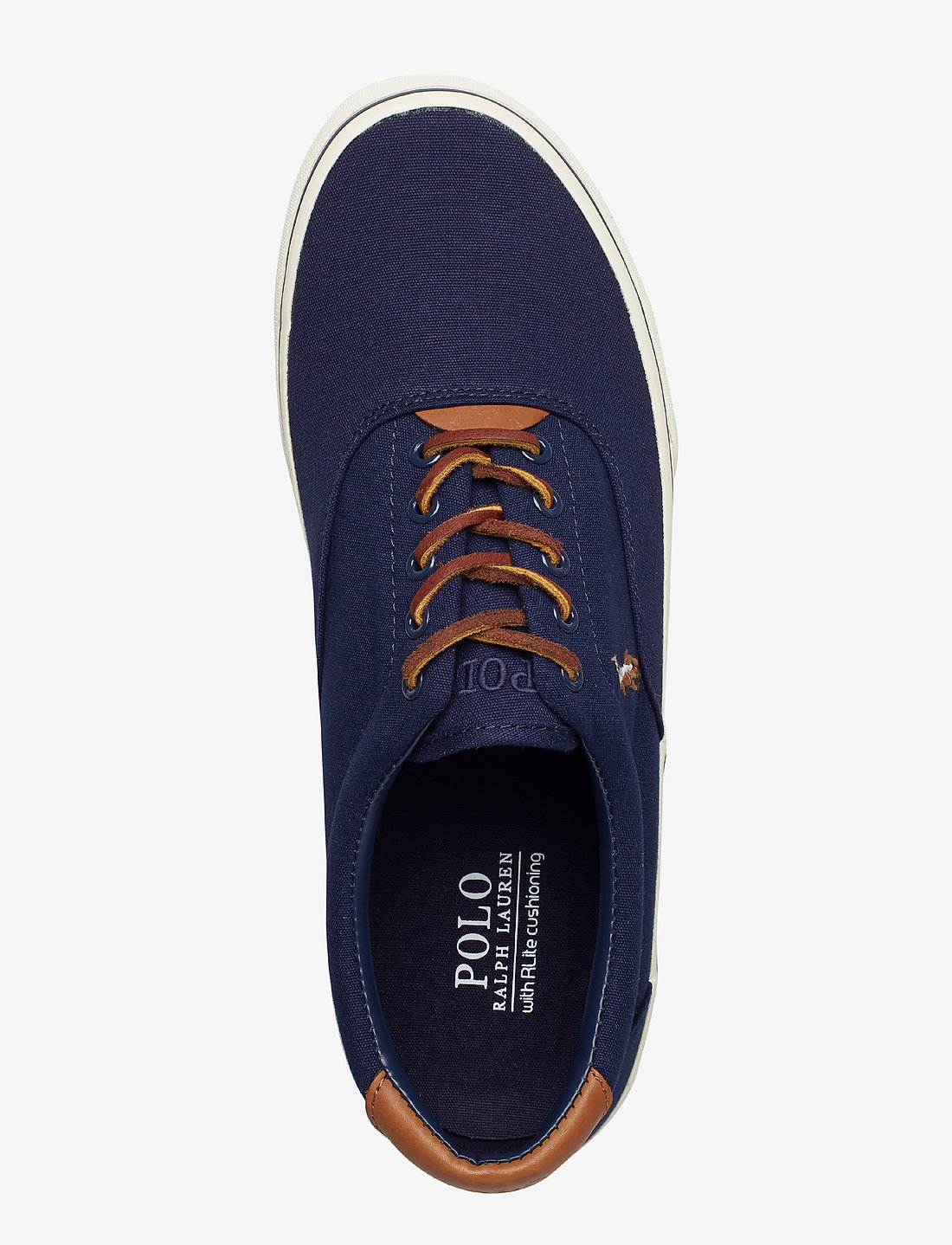 Ralph lauren 2025 thorton canvas trainers
