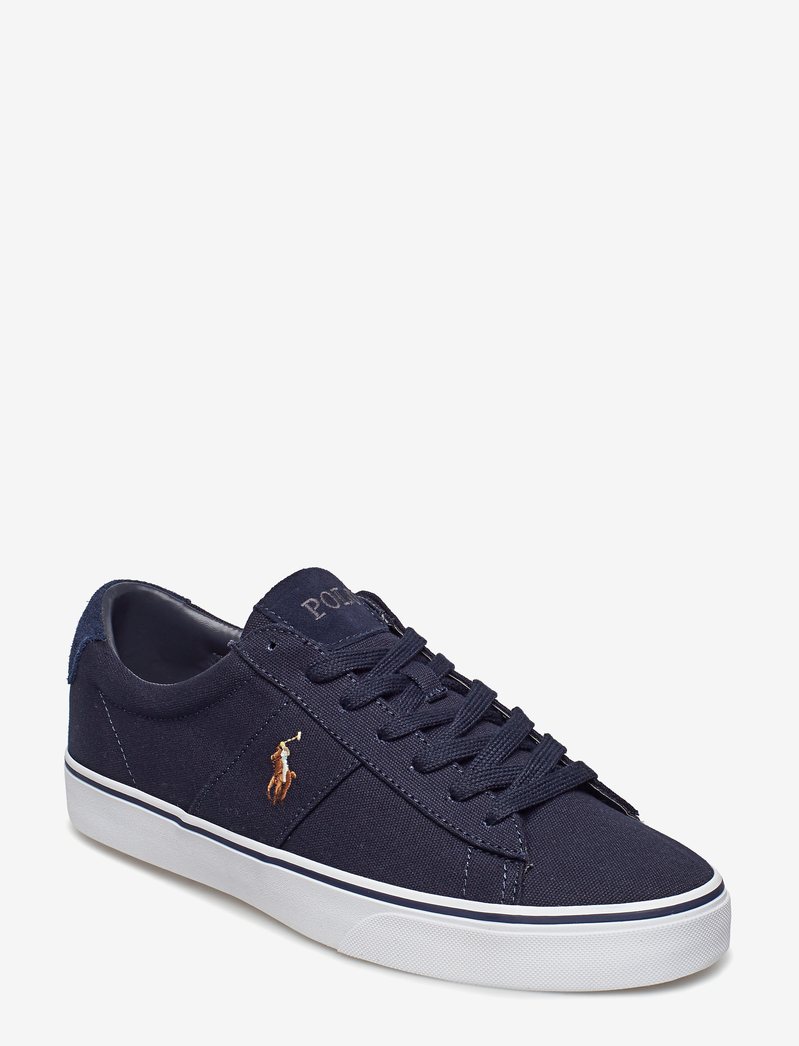 Polo Ralph Lauren Sayer Canvas Sneaker, 47, Blue, Sneakers > Sneakers Med Lav Top, Herre