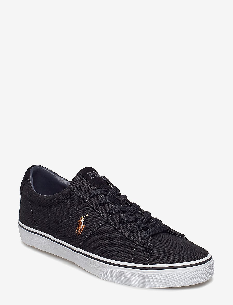 Polo Ralph Lauren - Sayer Canvas Sneaker - låga sneakers - black - 0