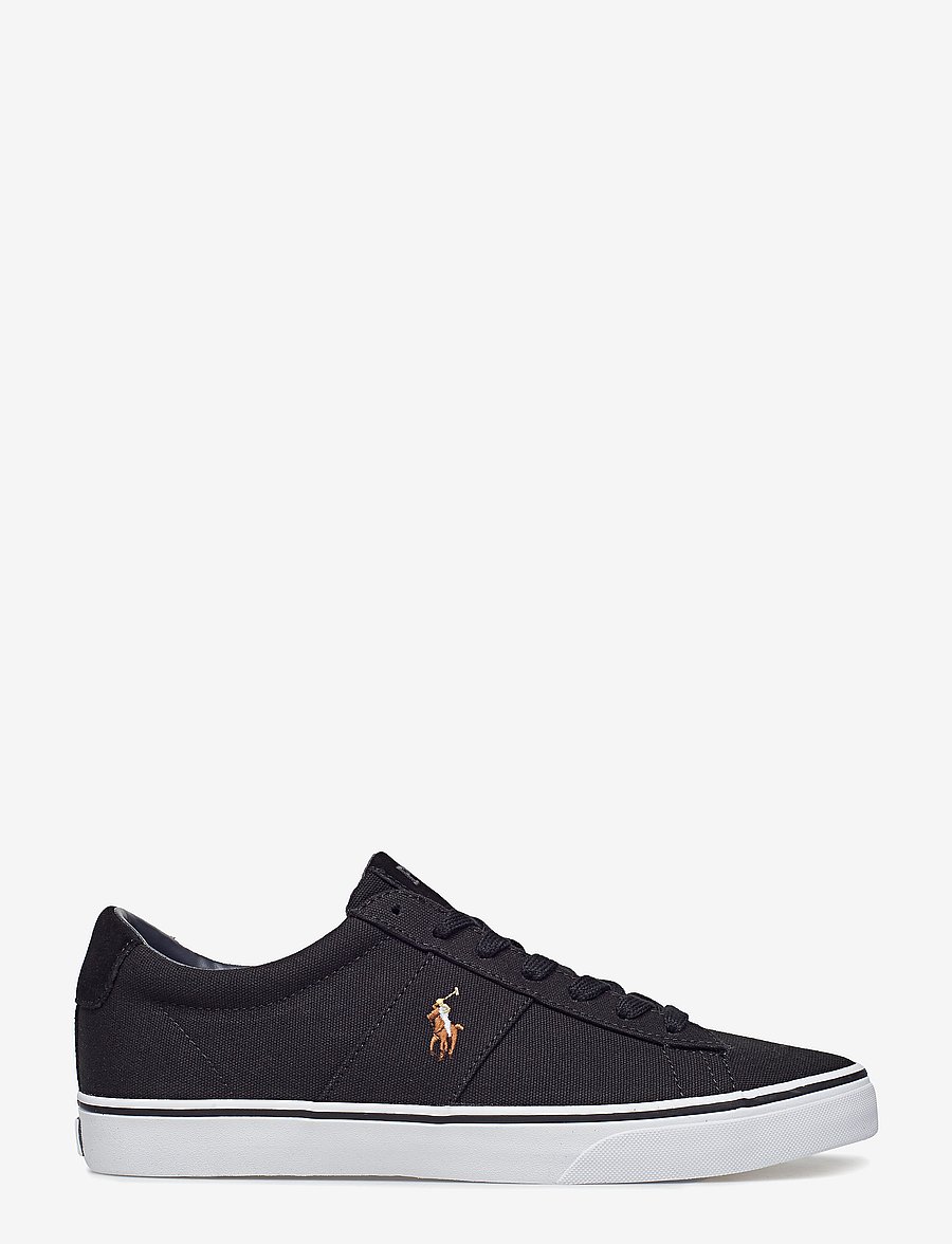 Polo Ralph Lauren - Sayer Canvas Sneaker - låga sneakers - black - 1