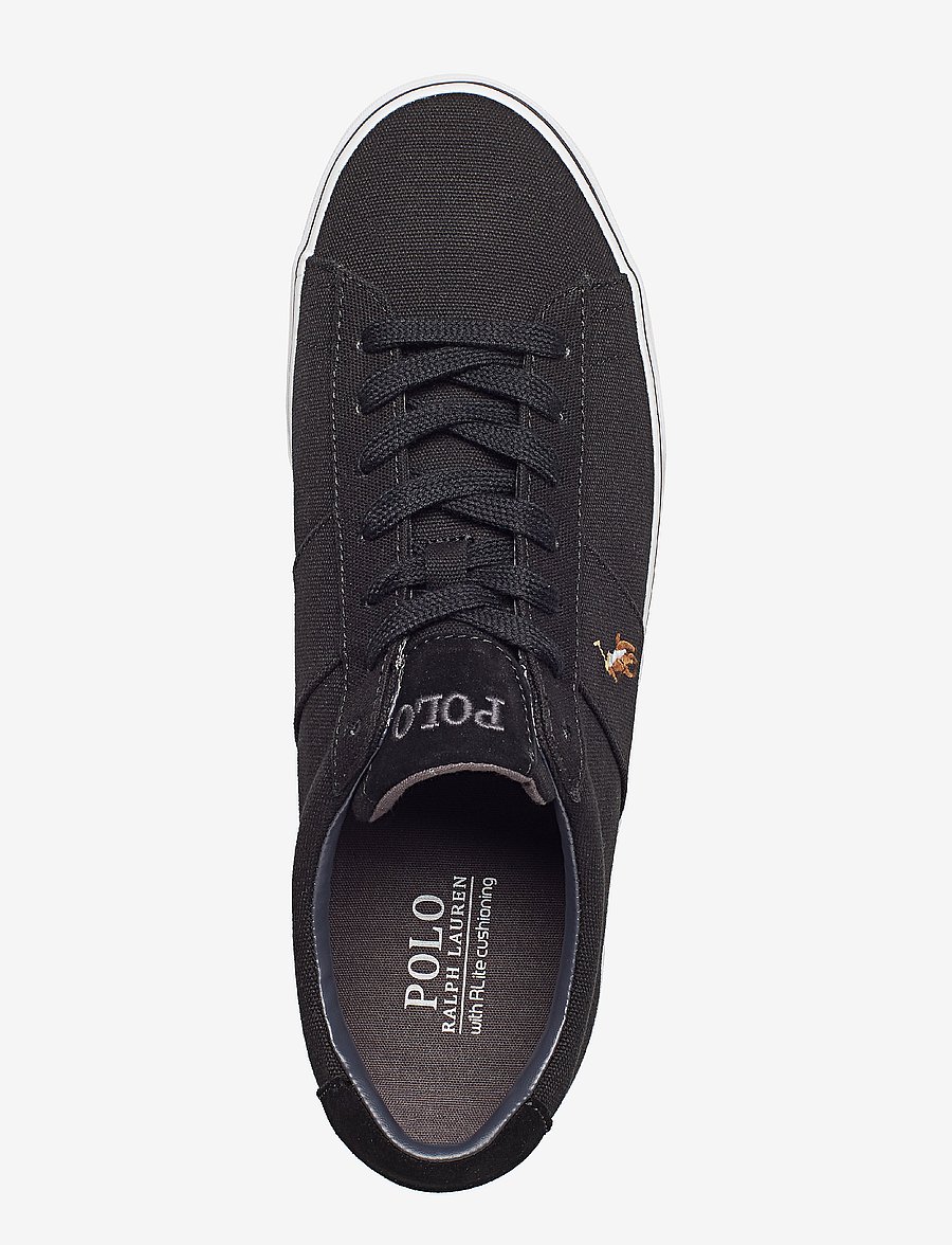 Polo Ralph Lauren - Sayer Canvas Sneaker - låga sneakers - black - 3