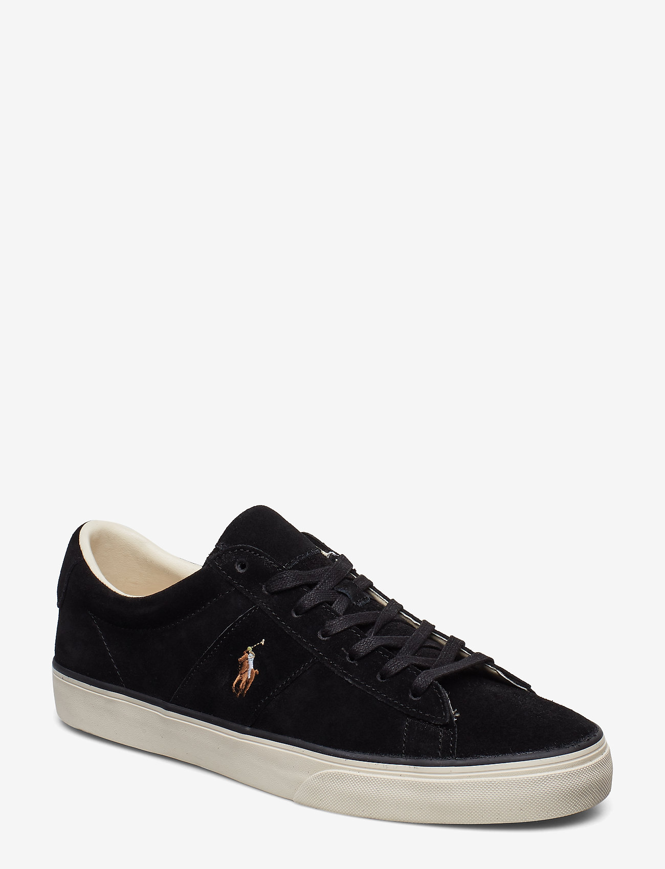Polo Ralph Lauren - Sayer Leather Low-Top Sneaker - black - 0