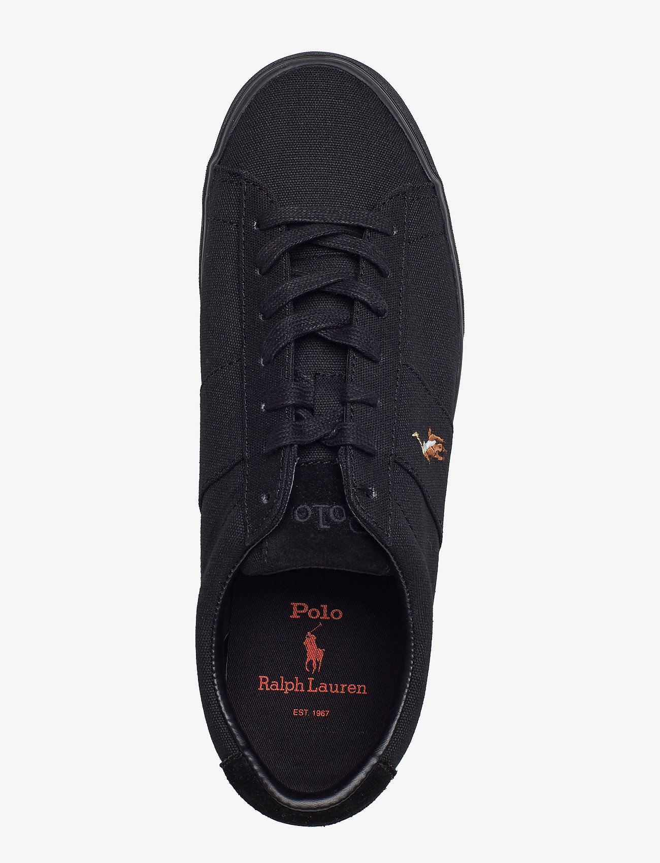 Polo Ralph Lauren - Sayer Canvas Sneaker - låga sneakers - black/black - 3