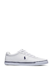 Polo Ralph Lauren - Hanford Leather Sneaker - ar pazeminātu potītes daļu - pure white - 1