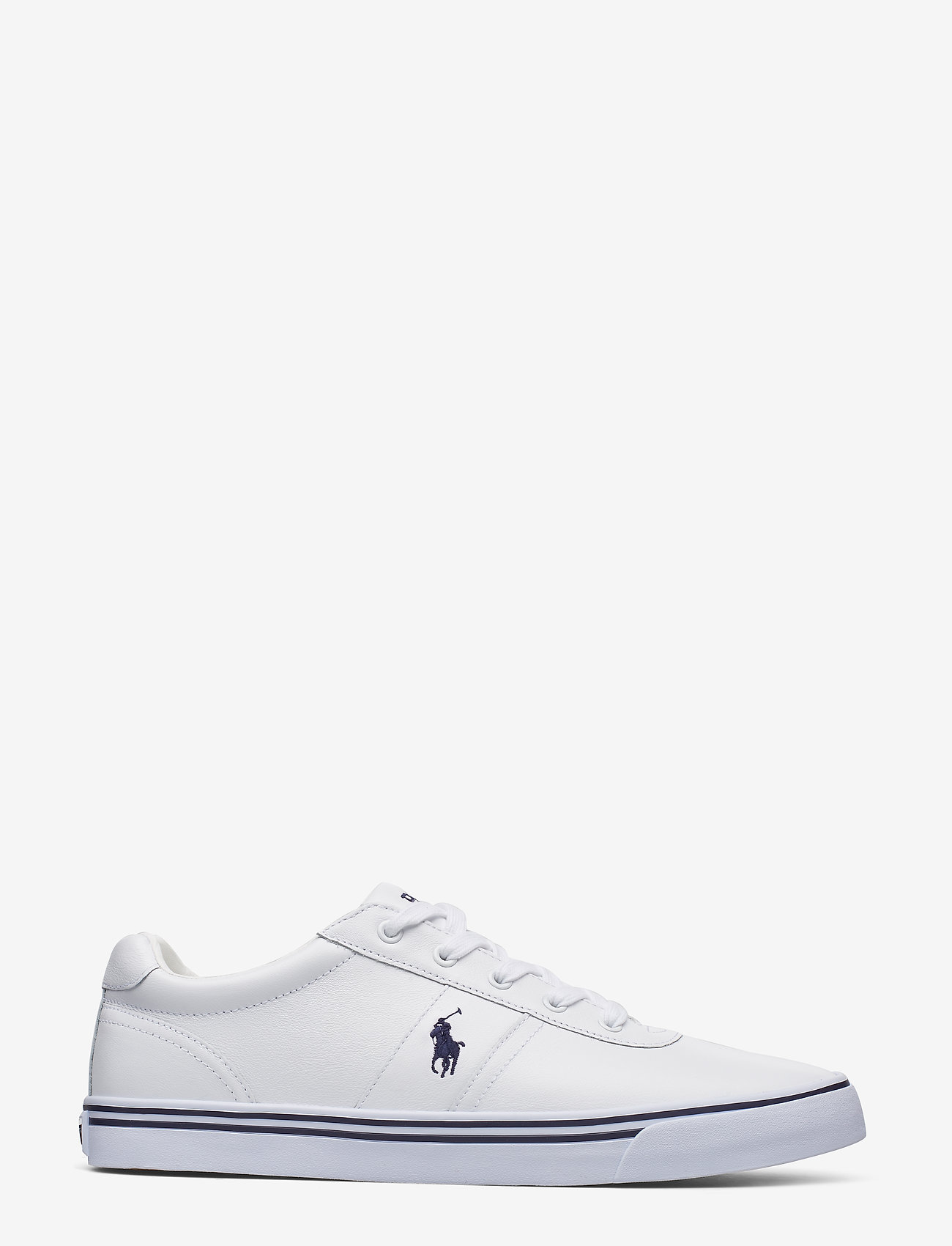 Polo Ralph Lauren - Hanford Leather Sneaker - ar pazeminātu potītes daļu - white - 1