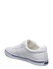 Polo Ralph Lauren - Hanford Leather Sneaker - ar pazeminātu potītes daļu - pure white - 2