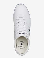 Polo Ralph Lauren - Hanford Leather Sneaker - laisvalaikio batai žemu aulu - white - 3