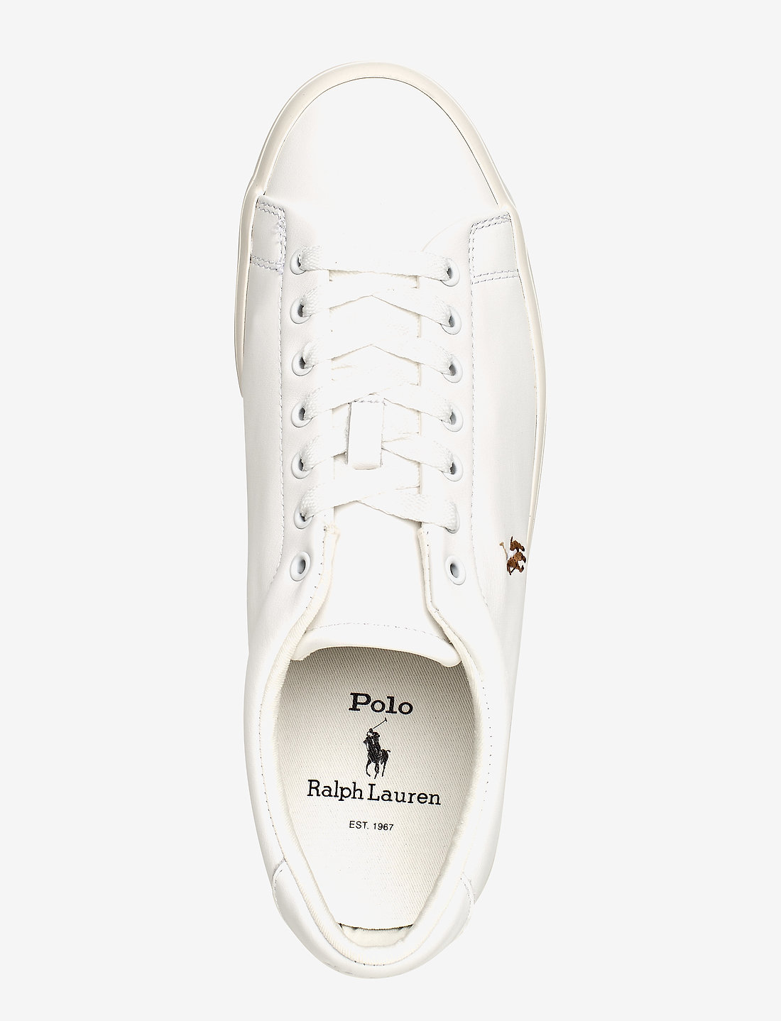 Polo Ralph Lauren - Longwood Leather Sneaker - niedriger schnitt - white/white - 3