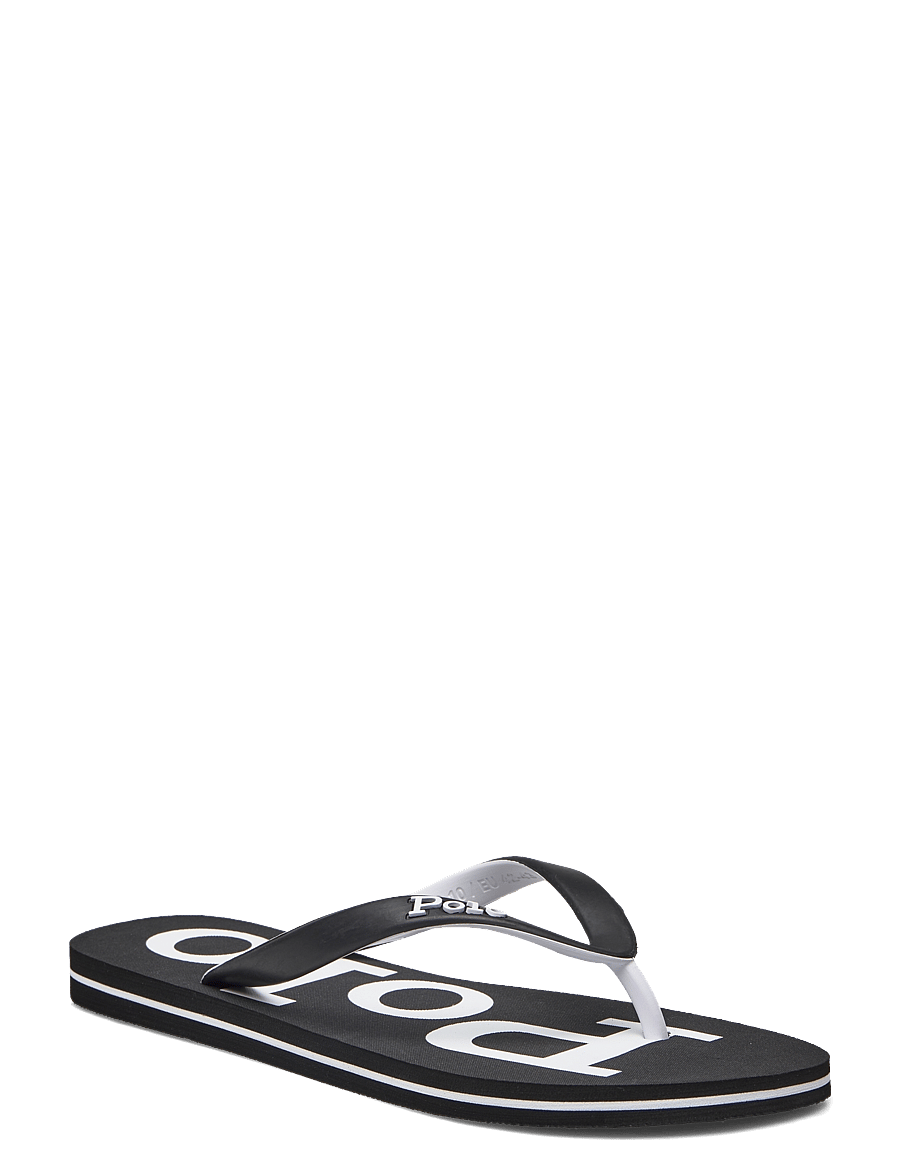 Polo Ralph Lauren - Bolt Logo Flip-Flop - achetez selon l'occasion - black/white - 0