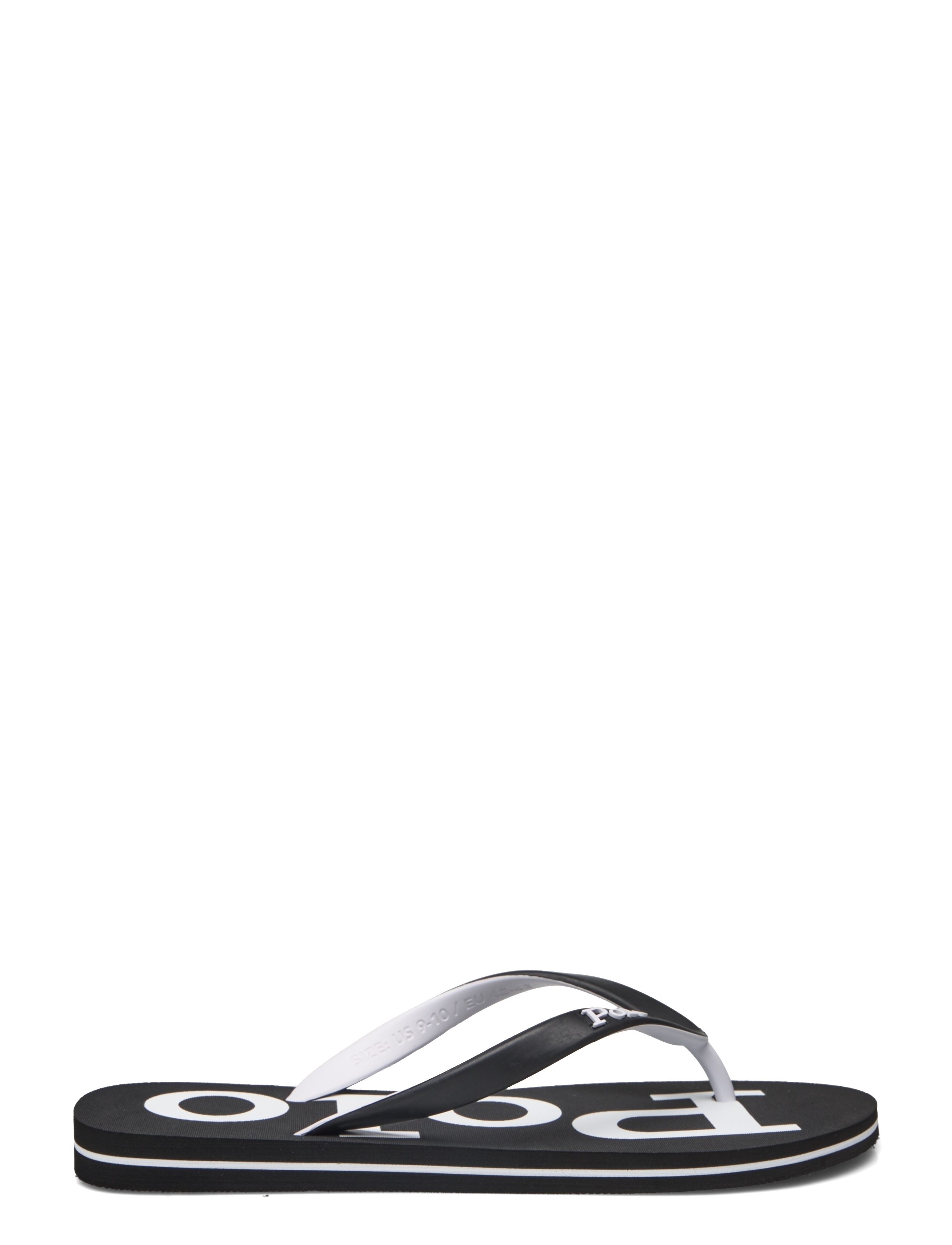 Polo Ralph Lauren - Bolt Logo Flip-Flop - vacation essentials - black/white - 1