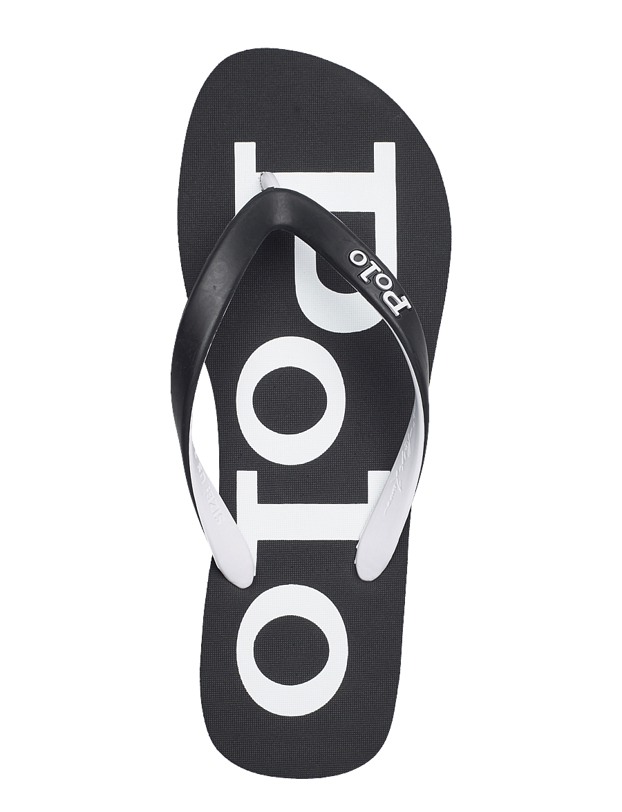 Polo Ralph Lauren - Bolt Logo Flip-Flop - achetez selon l'occasion - black/white - 3