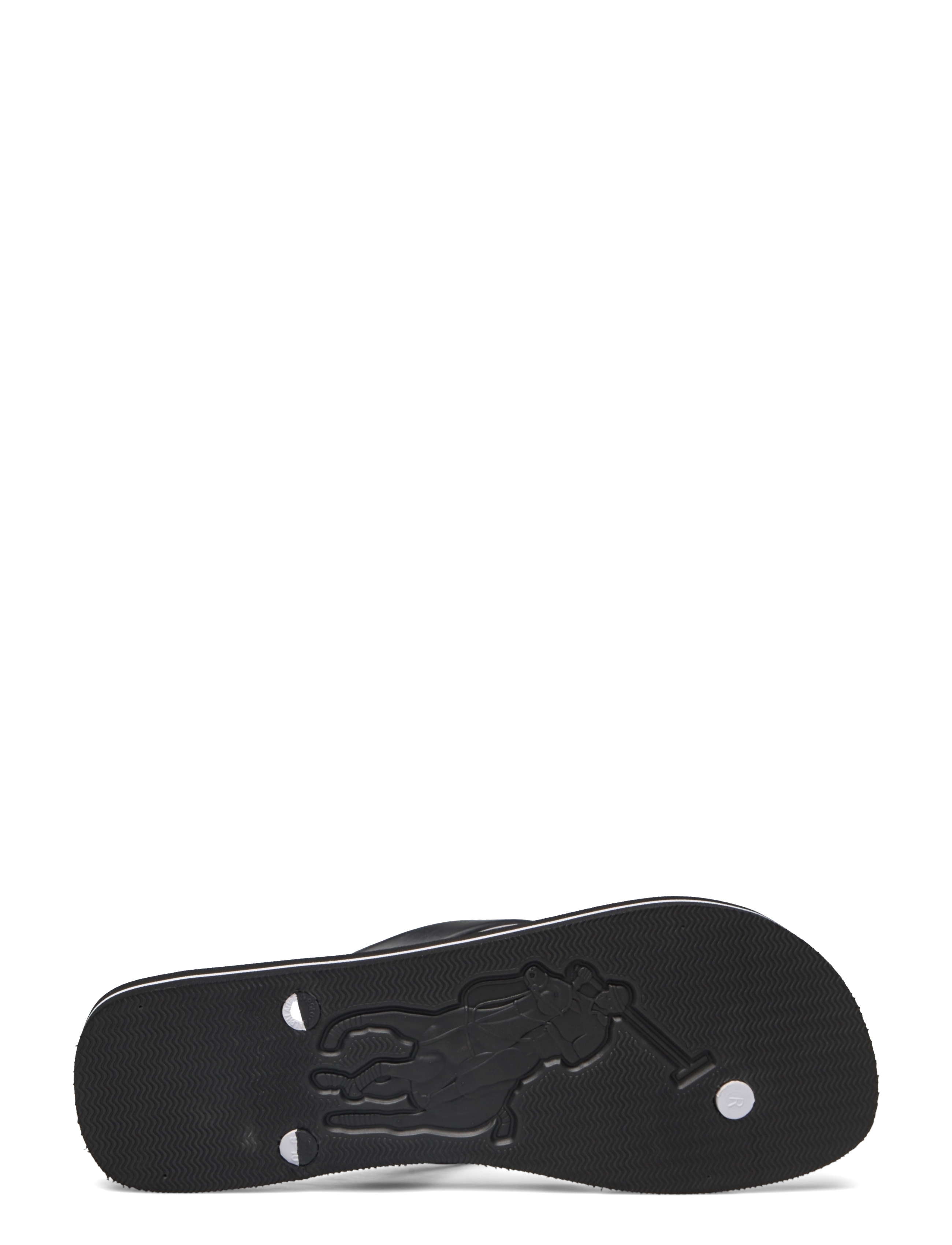 Polo Ralph Lauren - Bolt Logo Flip-Flop - vacation essentials - black/white - 4