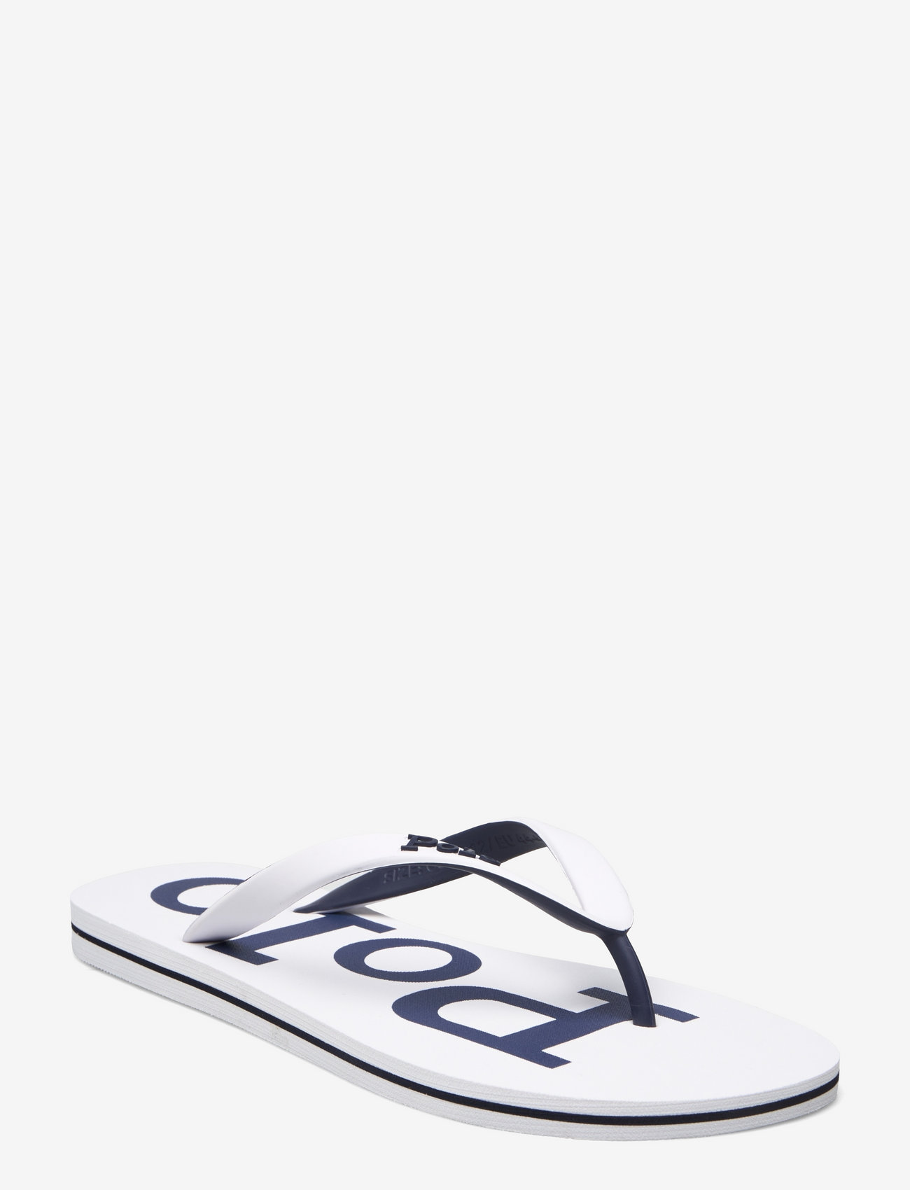 Polo Ralph Lauren Bolt Logo Flip-Flop - Skor - WHITE/NEWPORT NAV / white