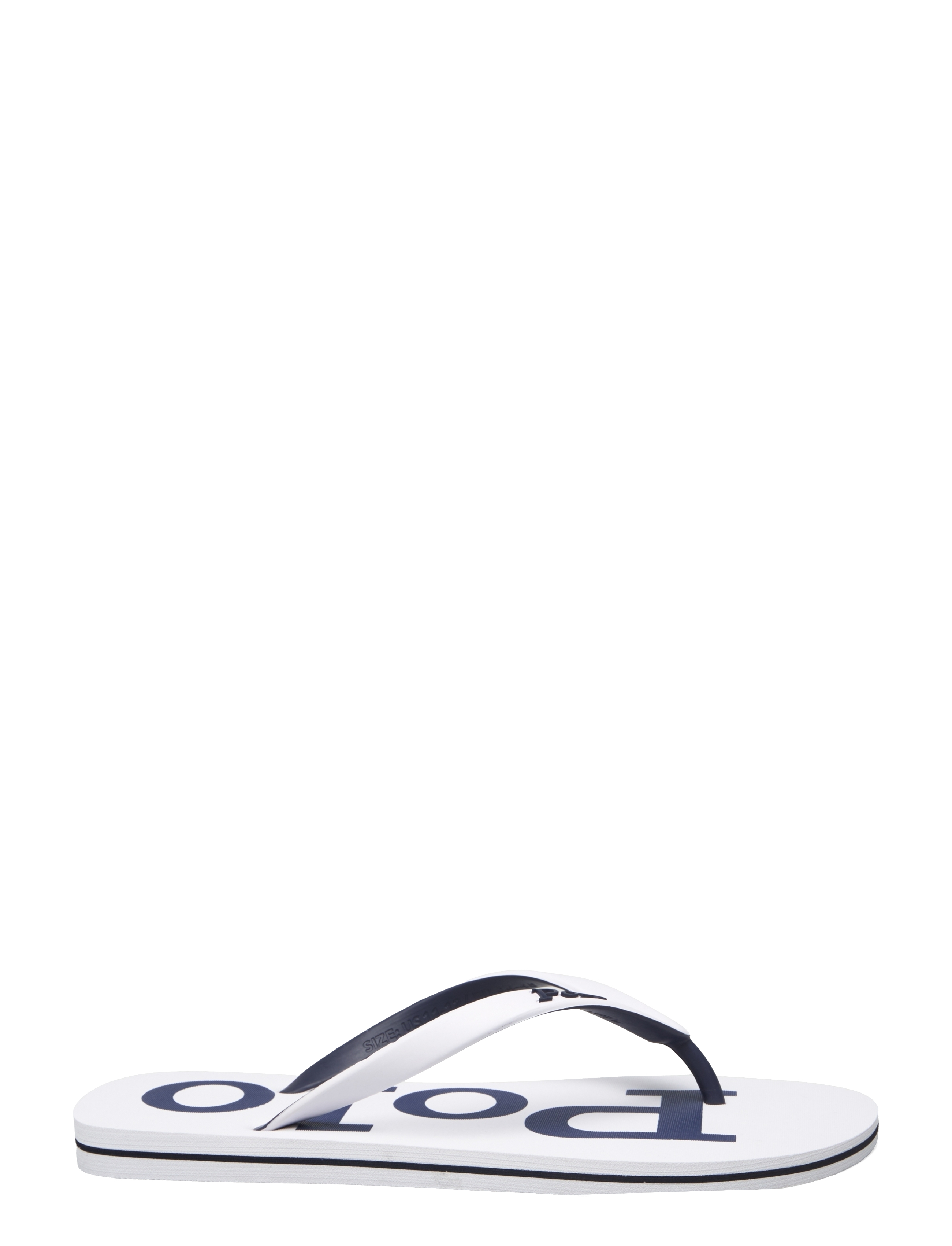 Polo Ralph Lauren - Bolt Logo Flip-Flop - men - white/newport nav - 1