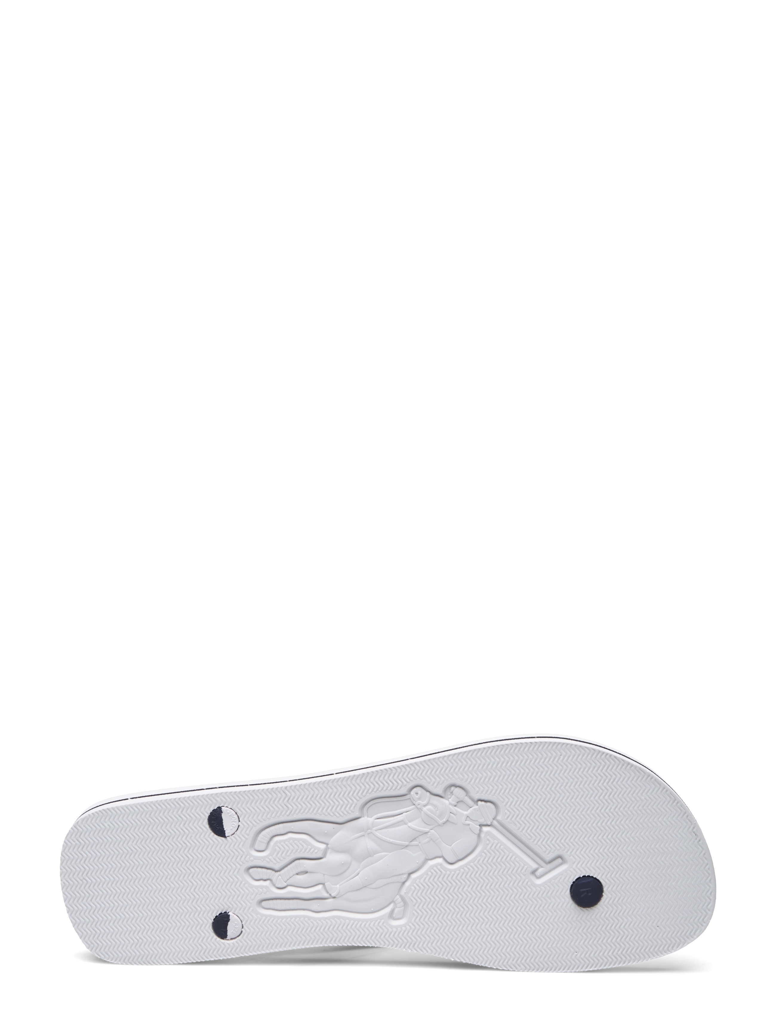 Polo Ralph Lauren - Bolt Logo Flip-Flop - men - white/newport nav - 4