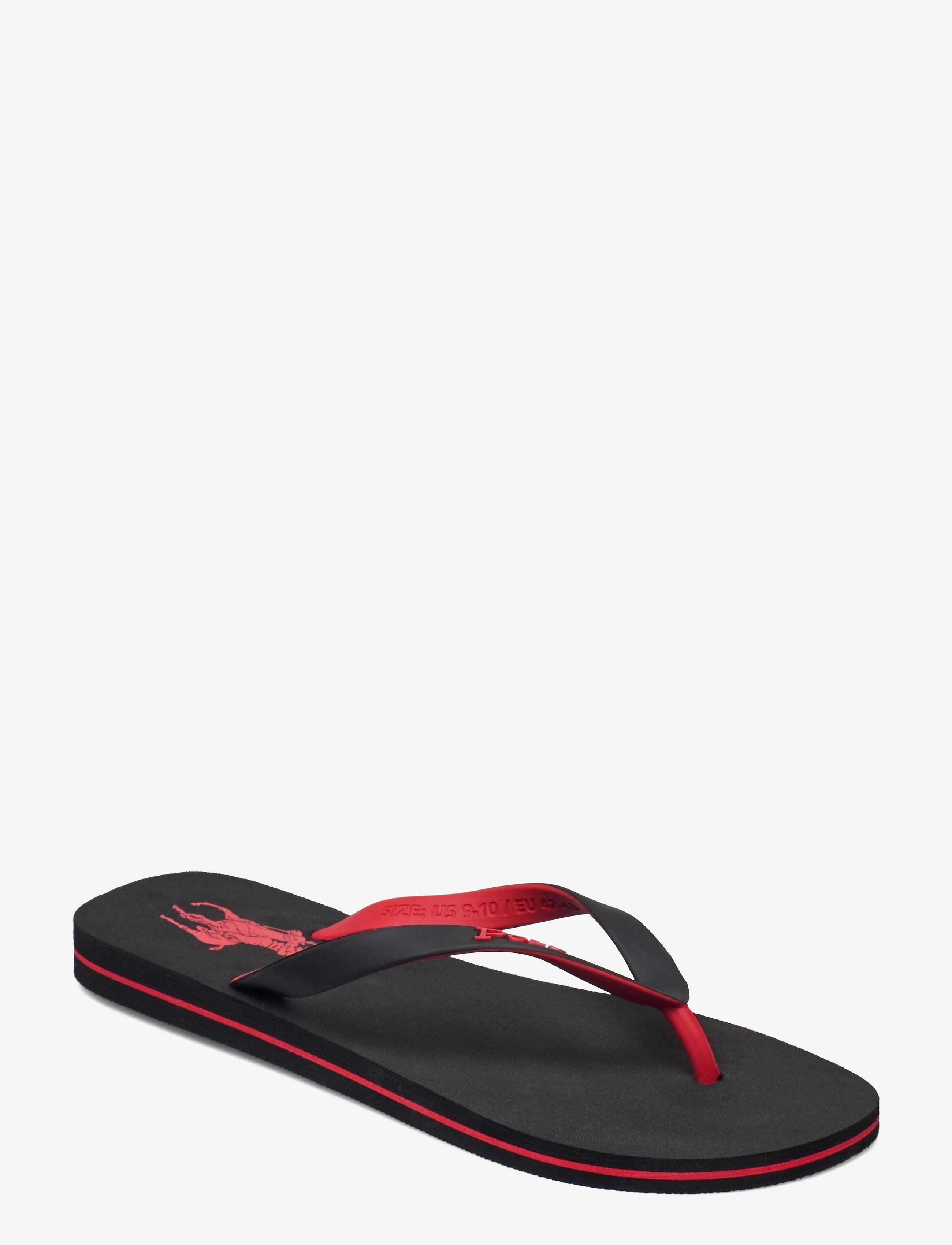Polo Ralph Lauren Bolt Pony Flip-Flop, 46, Black, Sandaler > Flip Flops, Herre