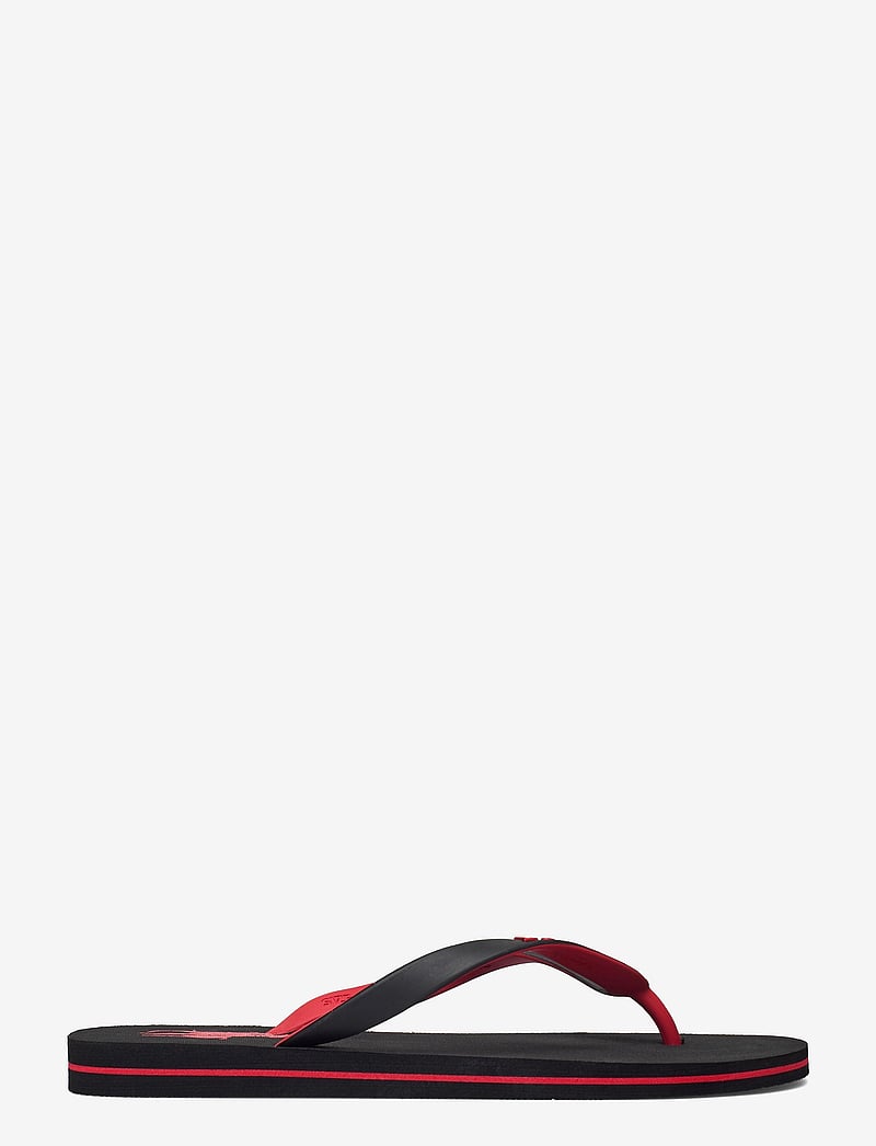 Polo Ralph Lauren - Bolt Pony Flip-Flop - shoppa efter tillfälle - black/rl2000 red - 1