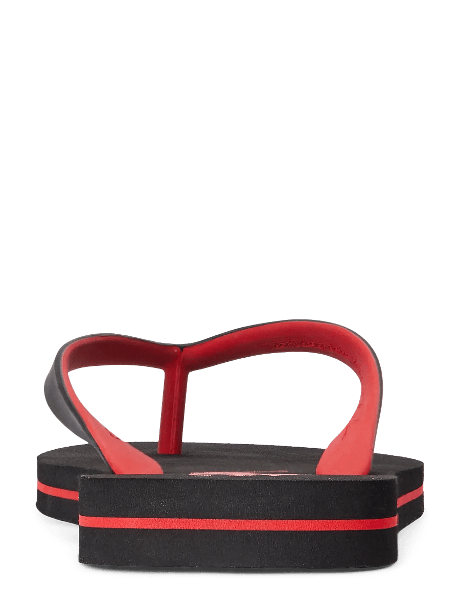 Polo Ralph Lauren - Bolt Pony Flip-Flop - shop efter anledning - black/rl2000 red - 1