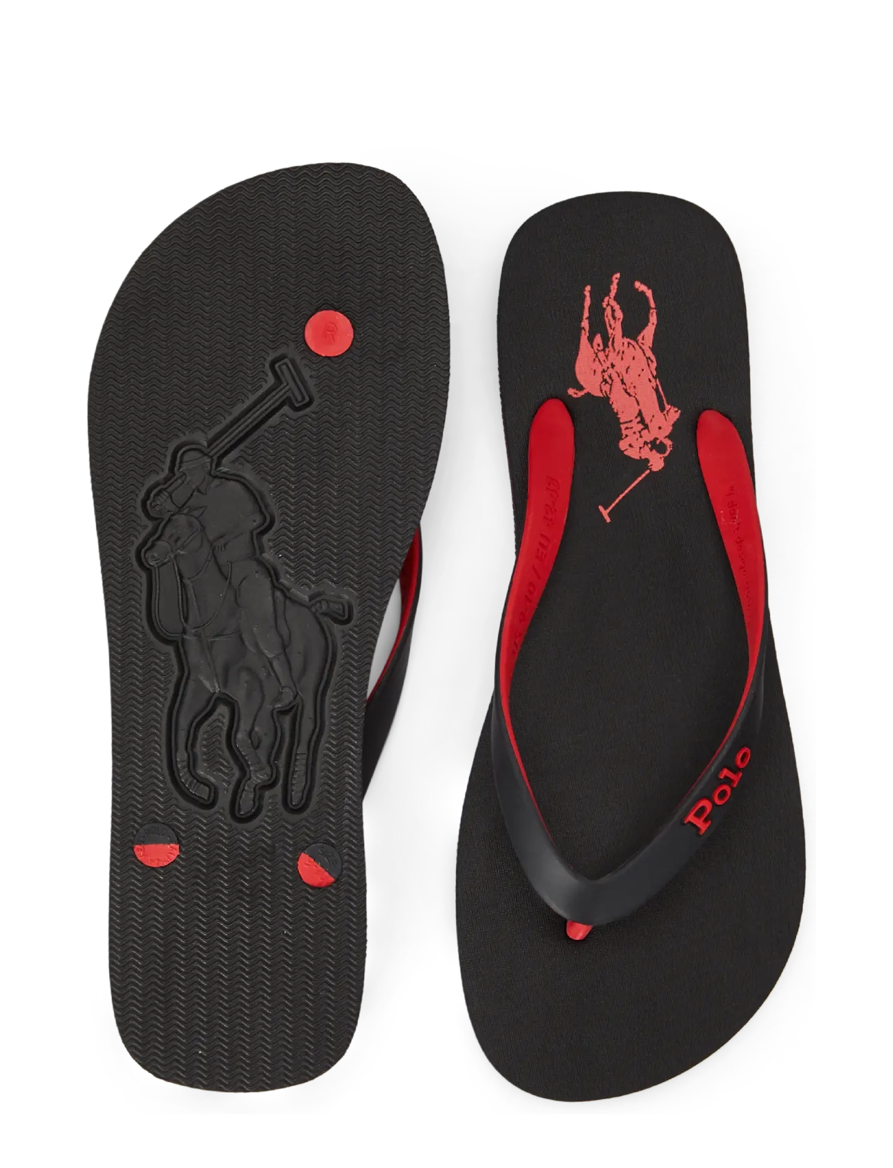 Polo Ralph Lauren - Bolt Pony Flip-Flop - madalaimad hinnad - black/rl2000 red - 2