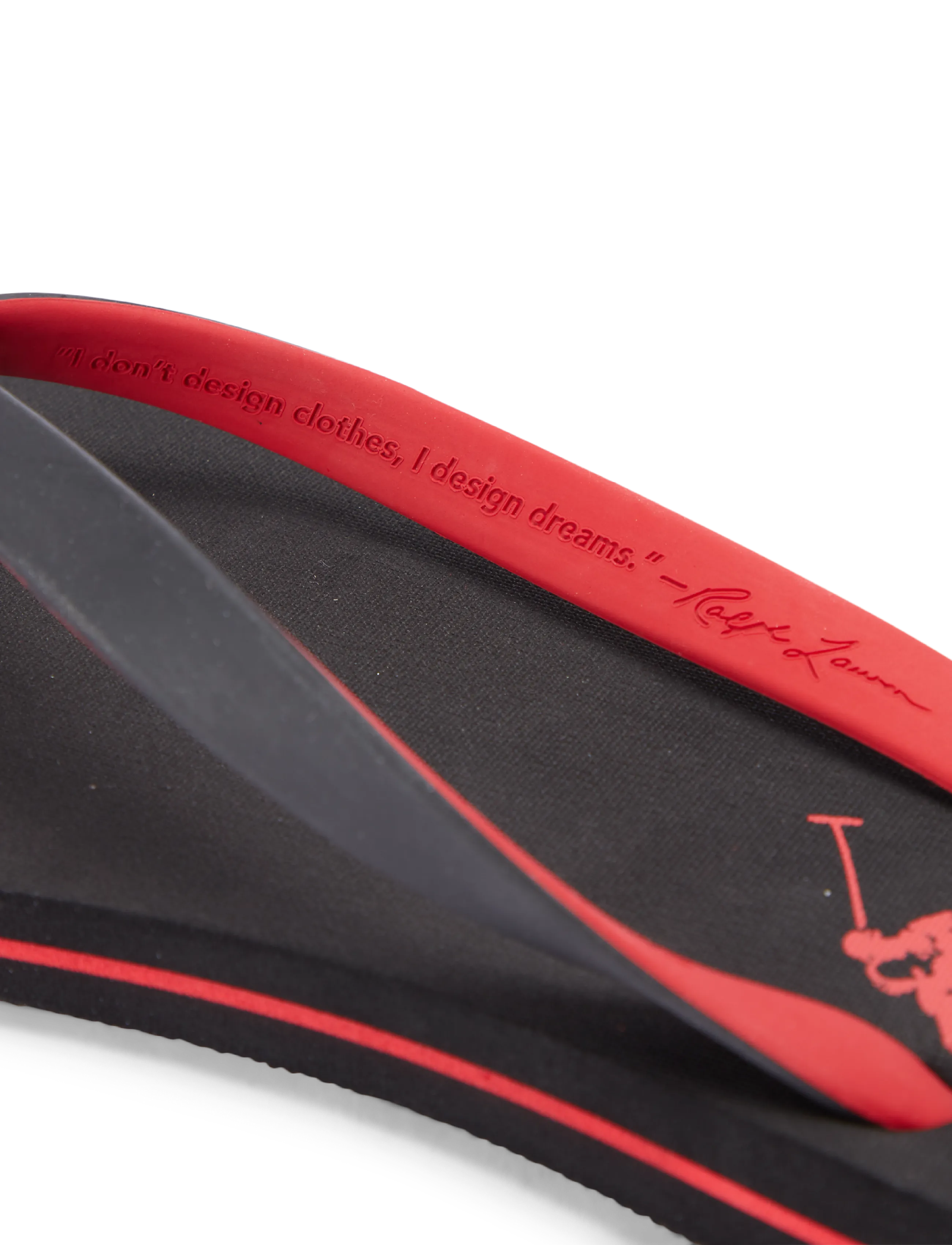 Polo Ralph Lauren - Bolt Pony Flip-Flop - madalaimad hinnad - black/rl2000 red - 5