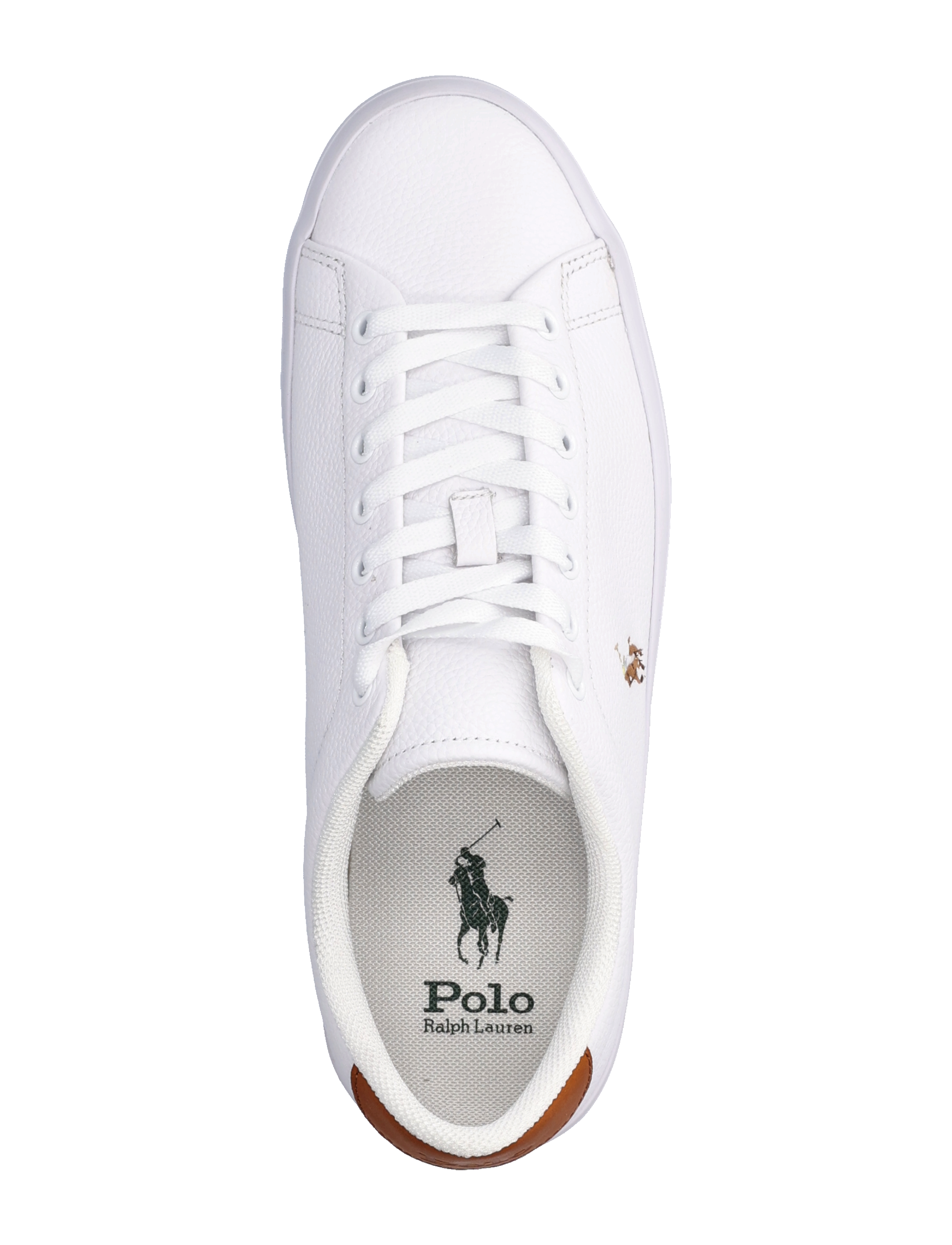 Polo Ralph Lauren - Longwood Leather Sneaker - white/multi pp - 3