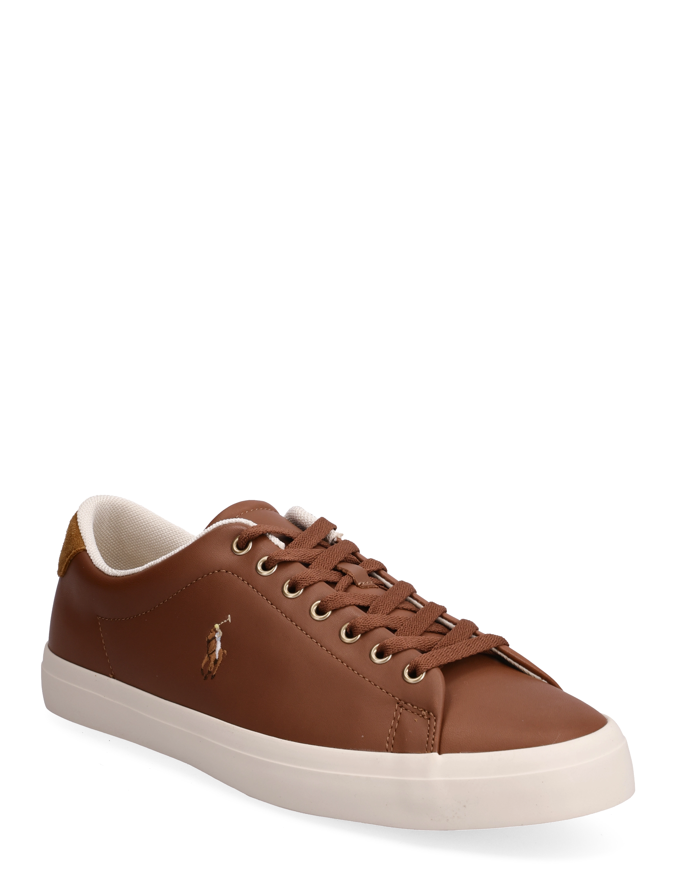 POLO RALPH LAUREN Longwood Leder Sneaker Braun - 41 - Herren
