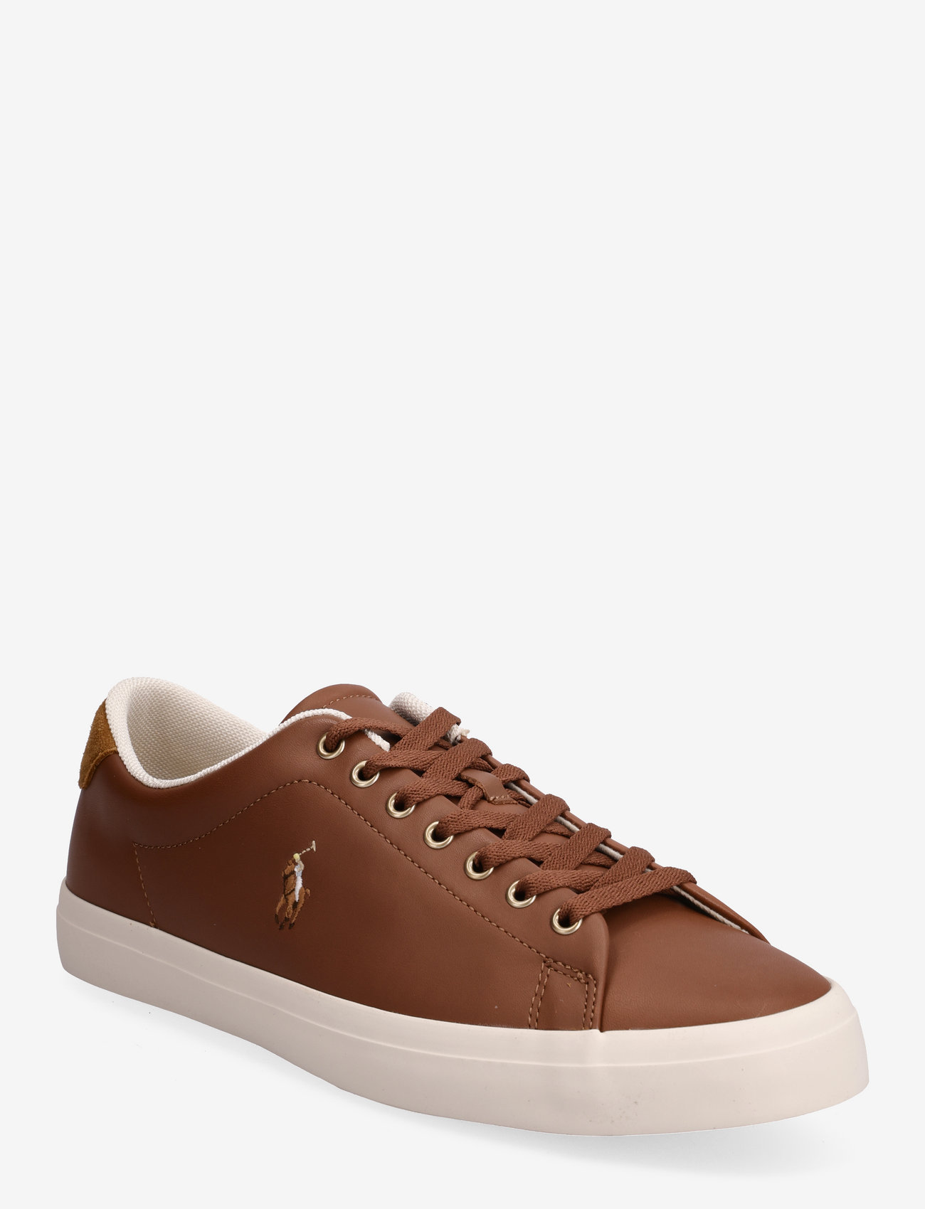 Polo Ralph Lauren - LEATHER-LONGWOOD-SK-VLC - business sneakers - tan - 0