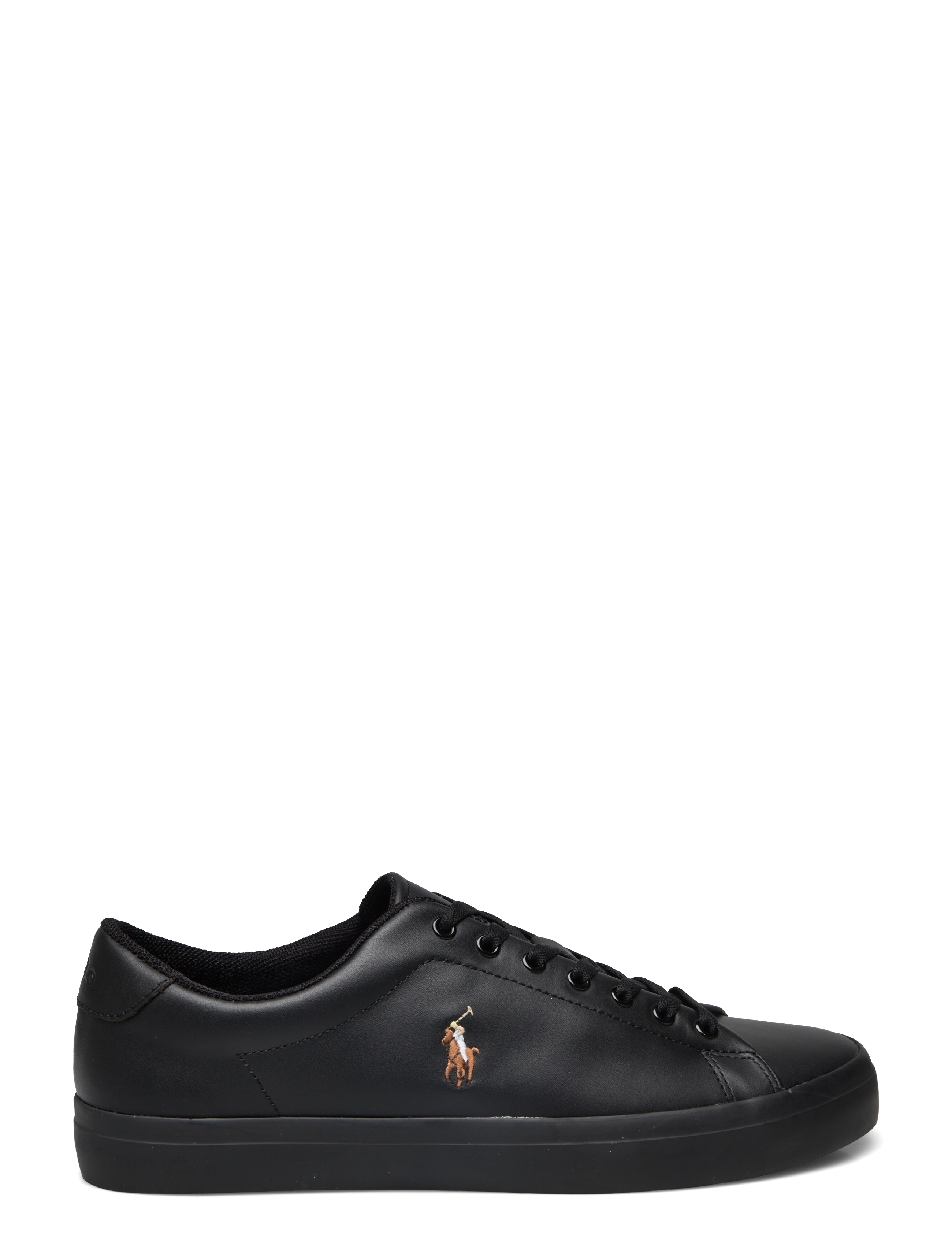 Polo Ralph Lauren - Longwood Leather Sneaker - laisvalaikio batai žemu aulu - black/black/multi - 1