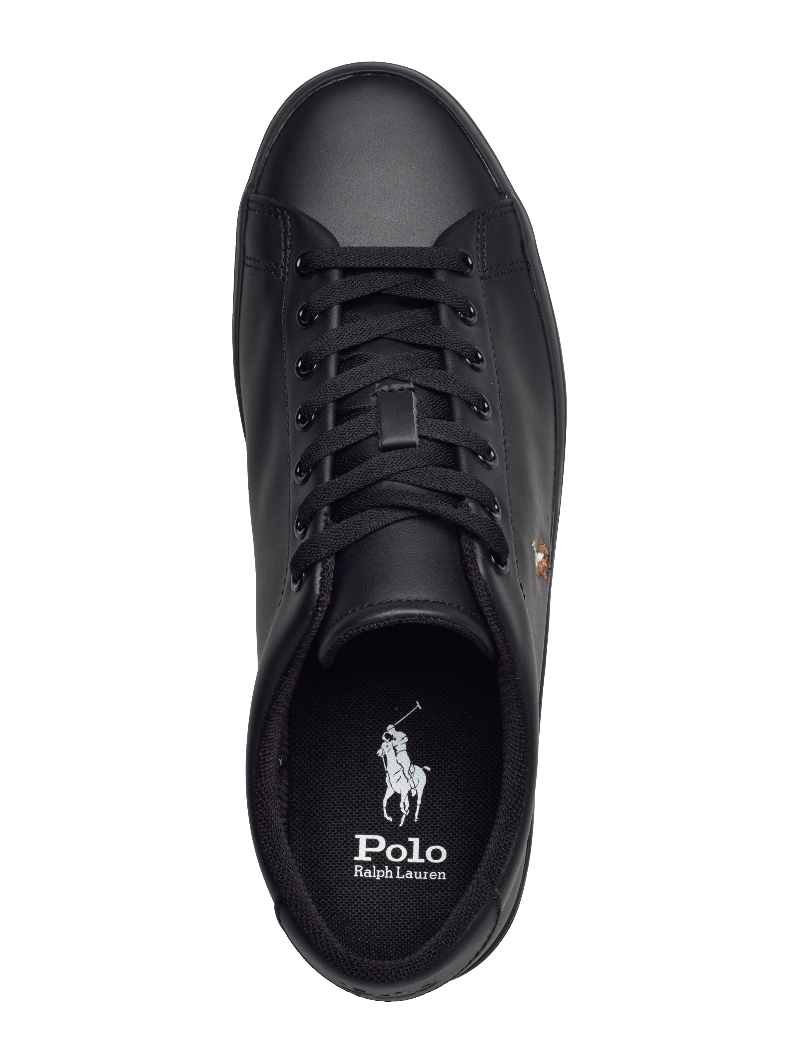 Polo Ralph Lauren - Longwood Leather Sneaker - laisvalaikio batai žemu aulu - black/black/multi - 3