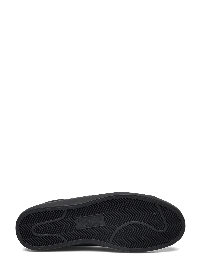 Polo Ralph Lauren - Longwood Leather Sneaker - tennised - black/black/multi - 4