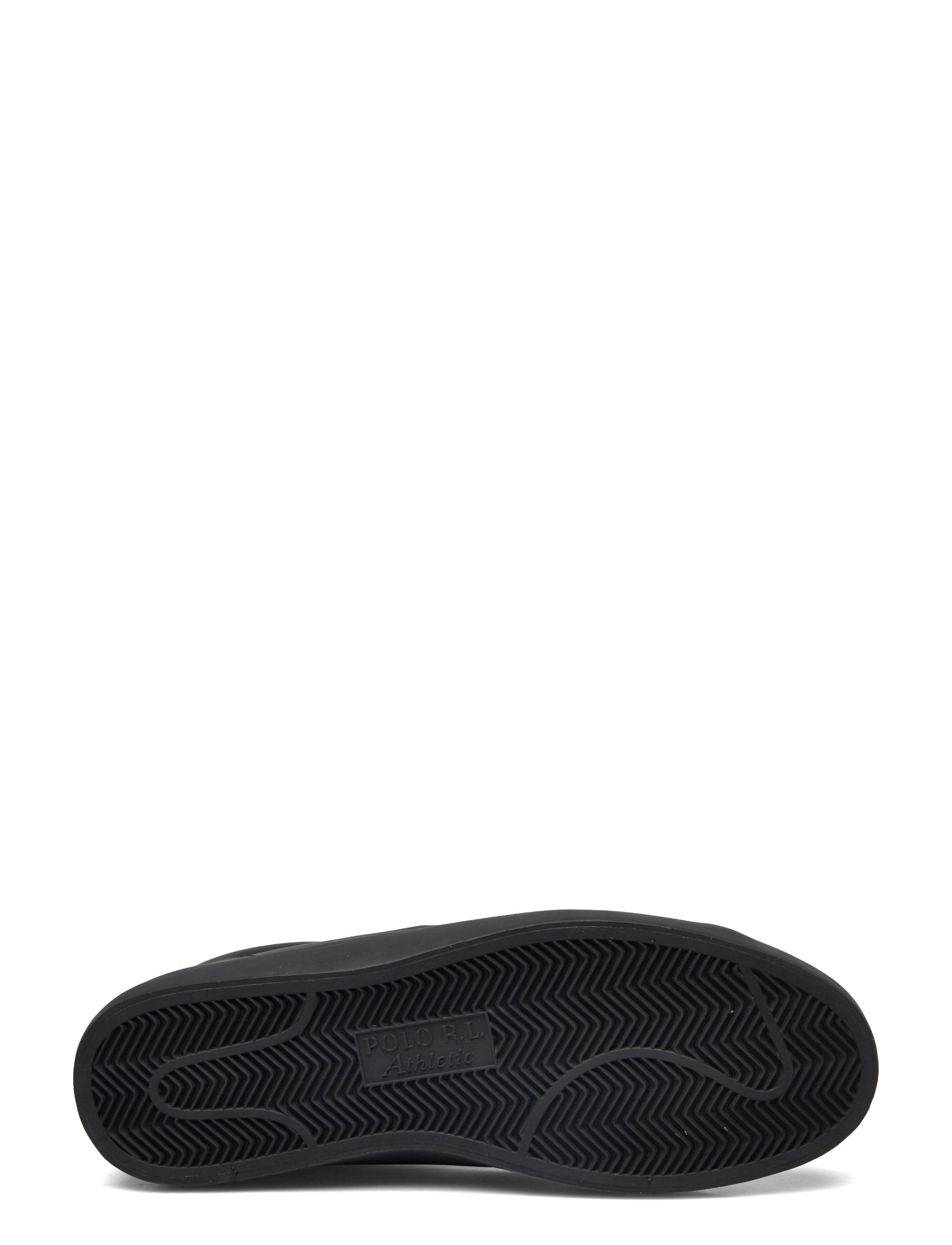 Polo Ralph Lauren - Longwood Leather Sneaker - laisvalaikio batai žemu aulu - black/black/multi - 4