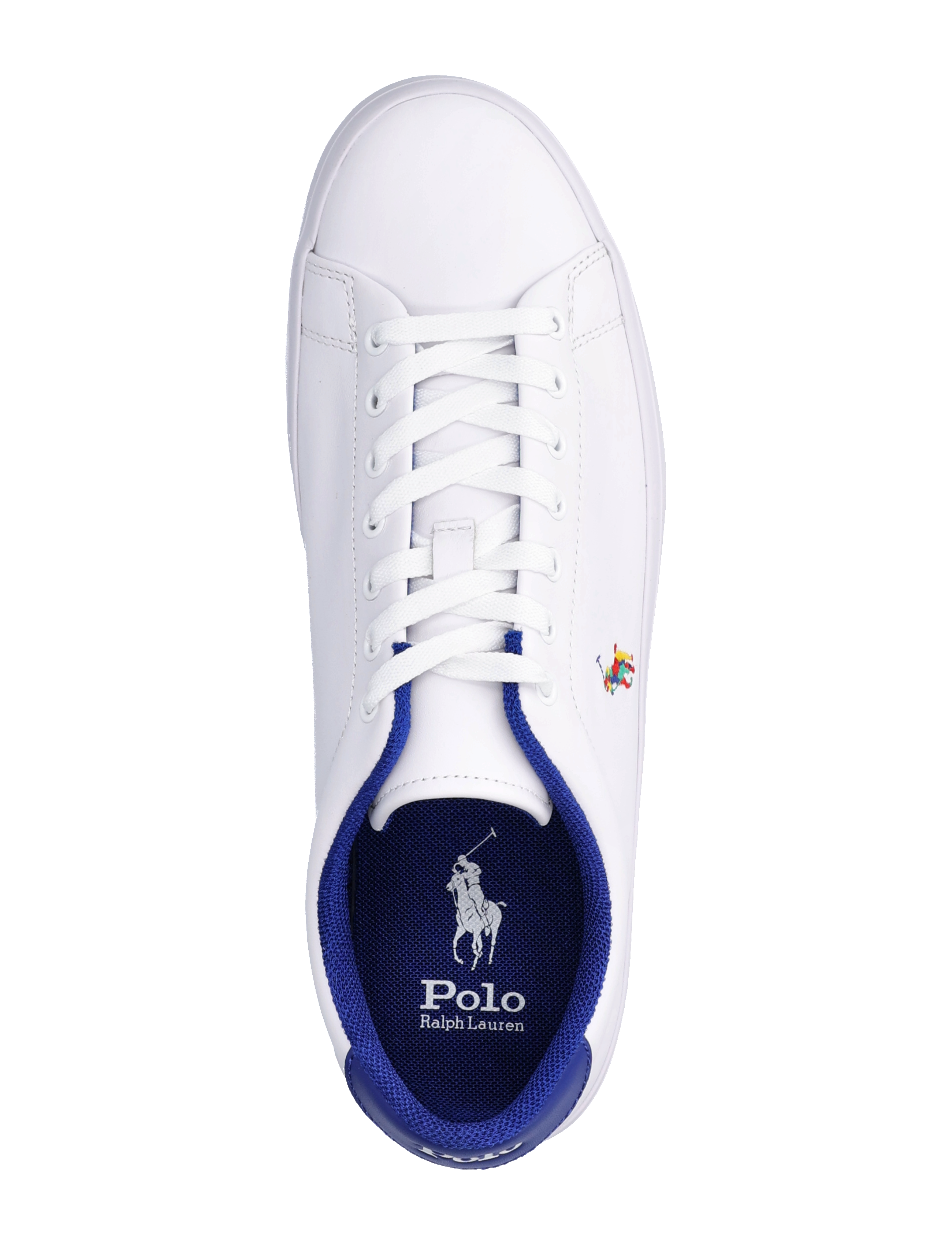Polo Ralph Lauren - Longwood Leather Sneaker - white/royal - 3