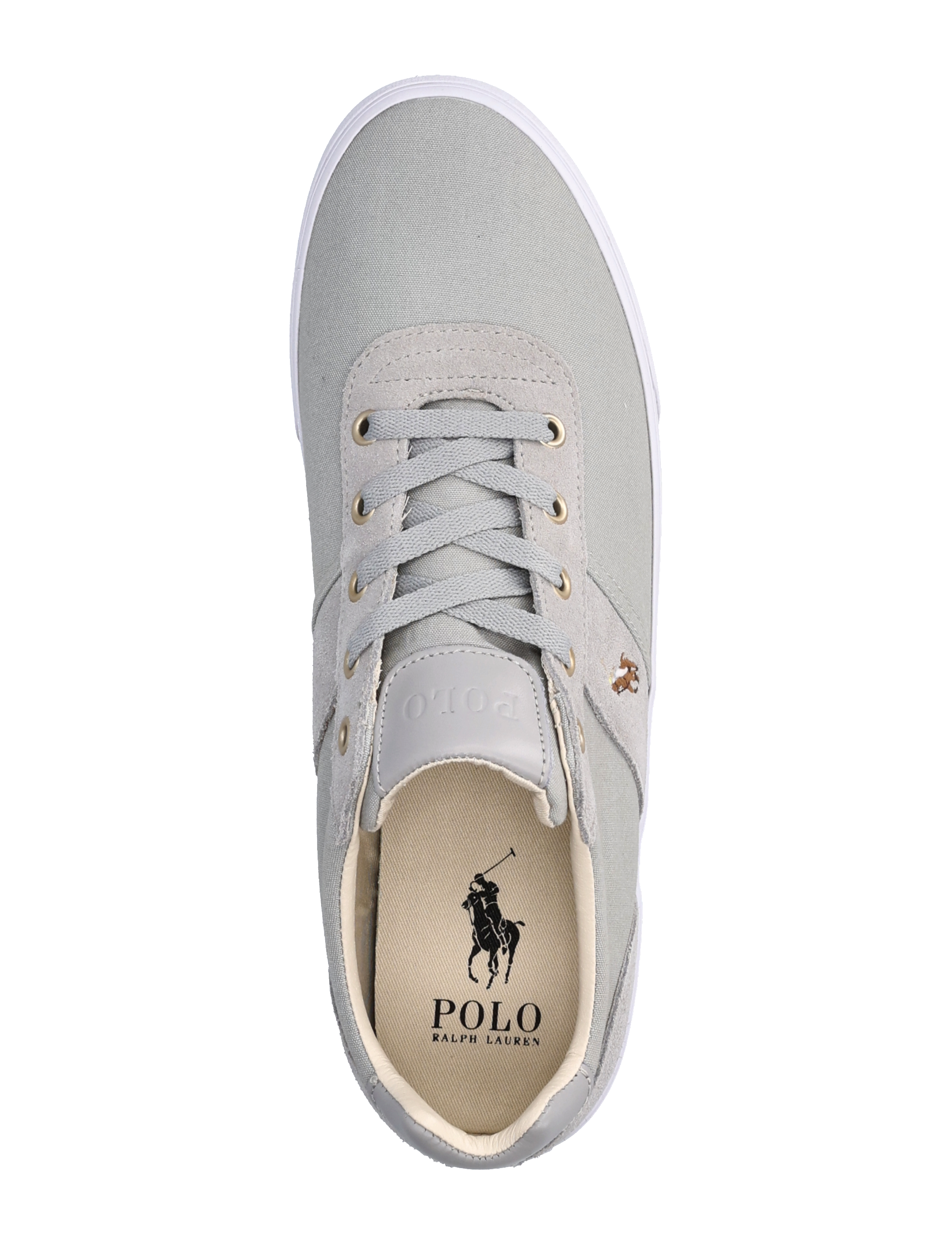 Polo Ralph Lauren - CANVAS/SUEDE-HANFORD-SK-LTL - channel grey - 3