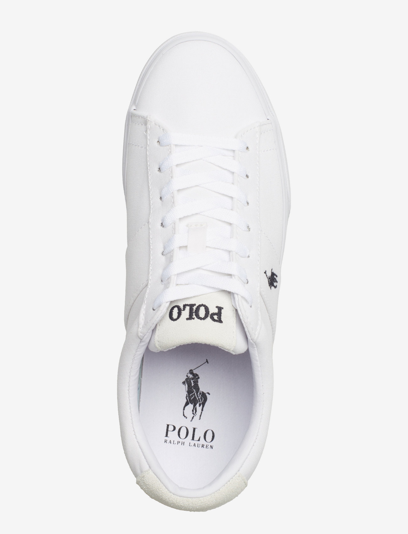 Polo Ralph Lauren - Sayer Canvas Low-Top Sneaker - låga sneakers - white/black pp - 3