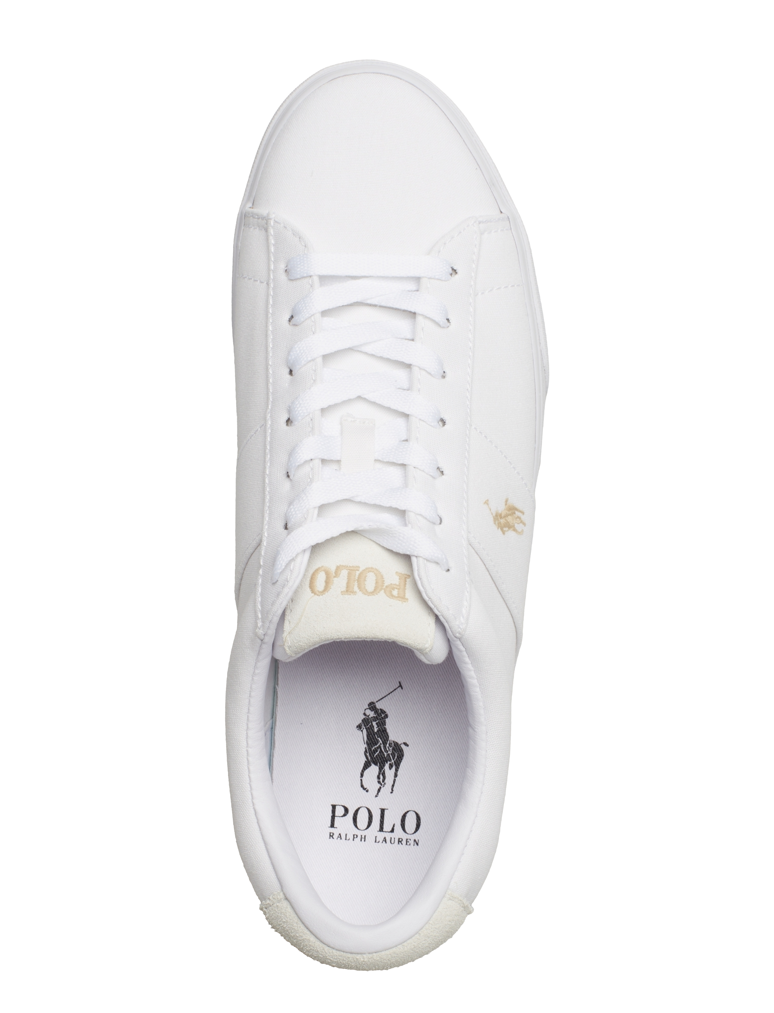 Polo Ralph Lauren - Sayer Canvas Low-Top Sneaker - white/sand dune p - 3