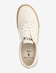 Polo Ralph Lauren - Keaton Twill Sneaker - laisvalaikio batai žemu aulu - off white/sand du - 3