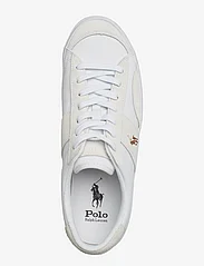 Polo Ralph Lauren - Sayer Canvas & Suede Sneaker - laisvalaikio batai žemu aulu - white/bianco - 3