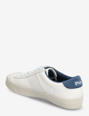 Polo Ralph Lauren - Sayer Leather-Suede Sneaker - sneakers med lavt skaft - white/blue - 2