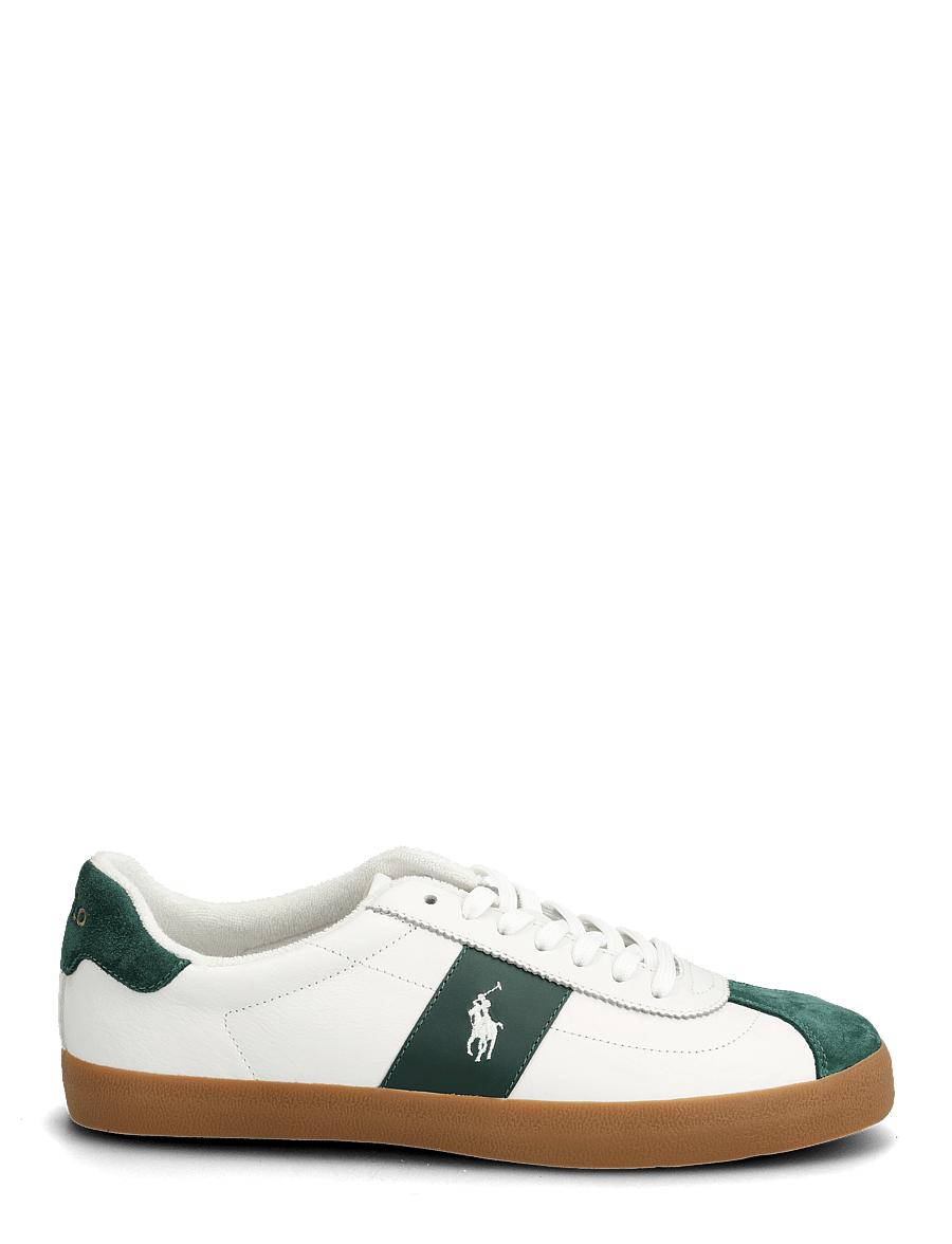 Polo Ralph Lauren - Court Vulc Leather-Suede Sneaker - baskets basses - deckwash white/fo - 2