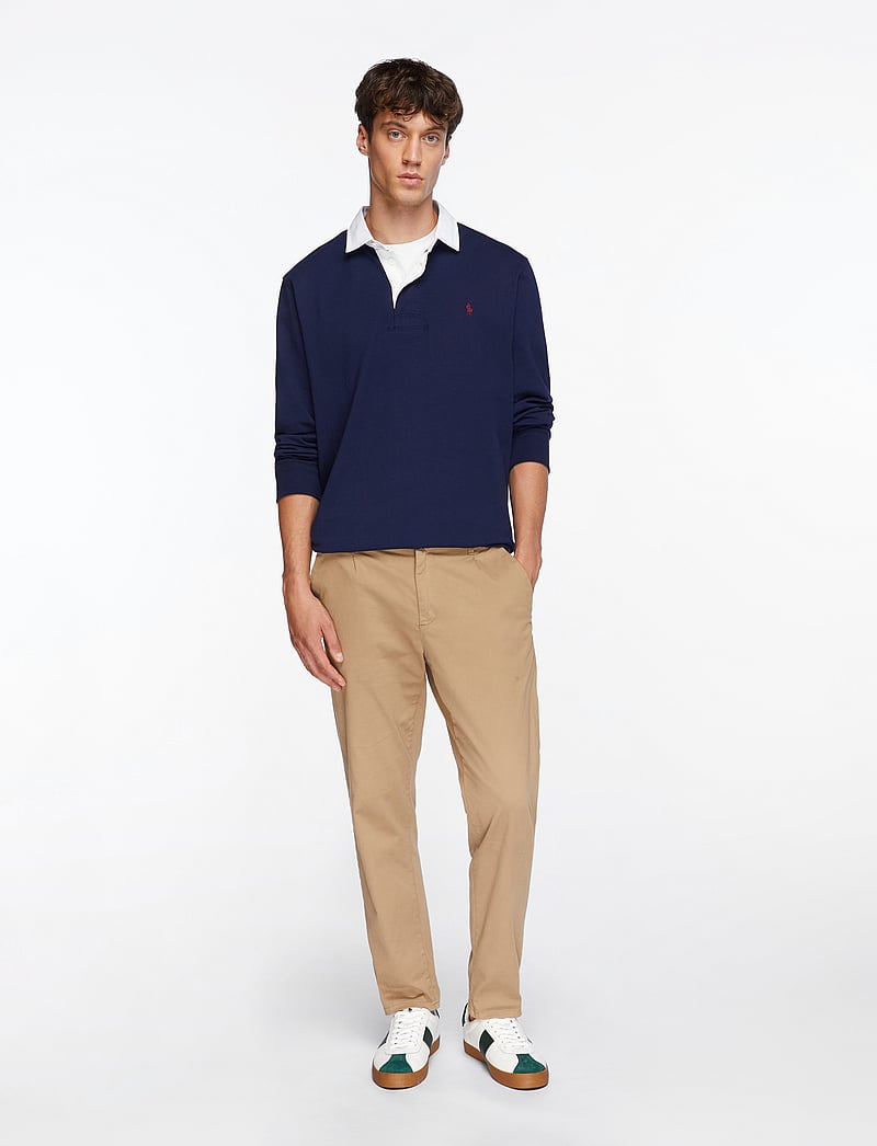 Polo Ralph Lauren - Court Vulc Leather-Suede Sneaker - niedriger schnitt - deckwash white/fo - 2