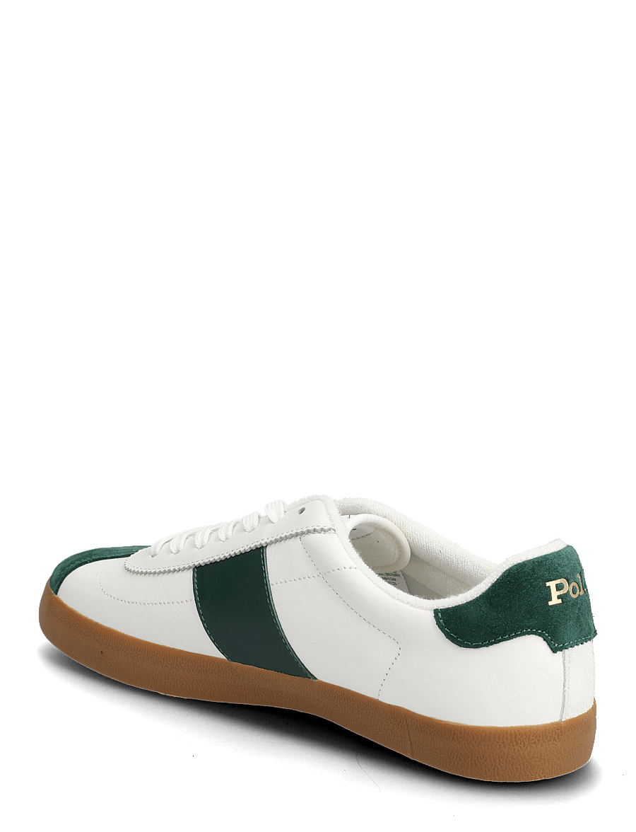 Polo Ralph Lauren - Court Vulc Leather-Suede Sneaker - baskets basses - deckwash white/fo - 3