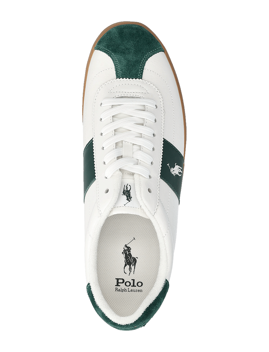Polo Ralph Lauren - Court Vulc Leather-Suede Sneaker - baskets basses - deckwash white/fo - 4