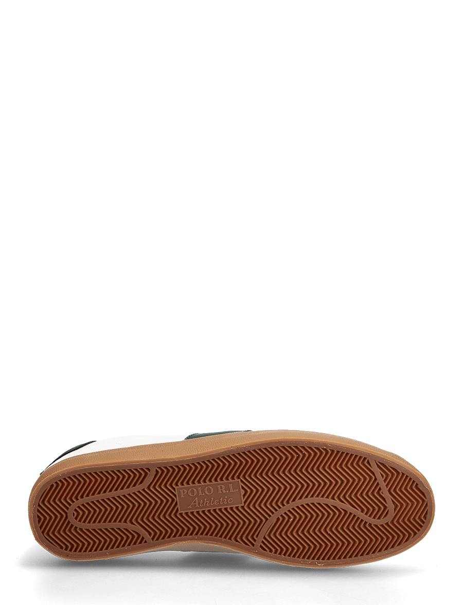 Polo Ralph Lauren - Court Vulc Leather-Suede Sneaker - baskets basses - deckwash white/fo - 5